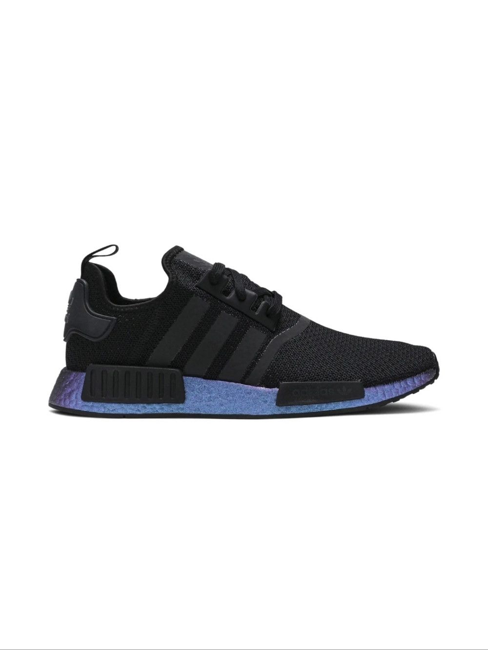 Adidas Adidas NMD R1 Sneakers Black Metallic Blue Boost Size US 8 / EU 41 - 12 Thumbnail