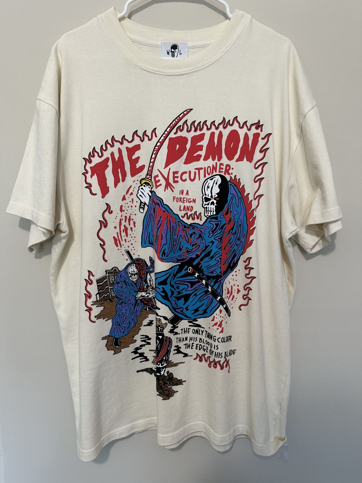 Vintage × Warren Lotas Warren Lotas The Demon Executioner Tee XL Size US XL / EU 56 / 4 - 1 Thumbnail