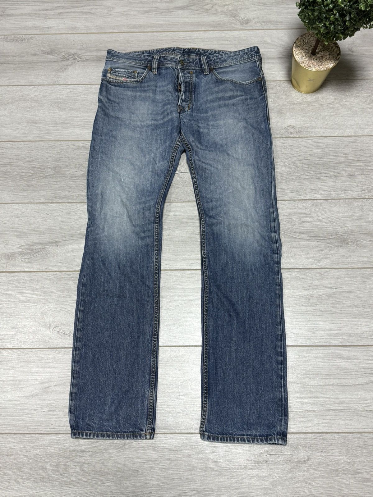 Diesel Diesel Safado Regular Straight Denim Jeans Size US 34 / EU 50 - 7 Thumbnail
