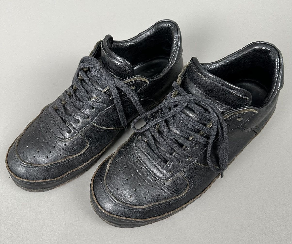 Hender Scheme Hender Scheme - MIP - Triple Black Leather Low Top Sneaker Size US 8 / EU 41 - 3 Thumbnail