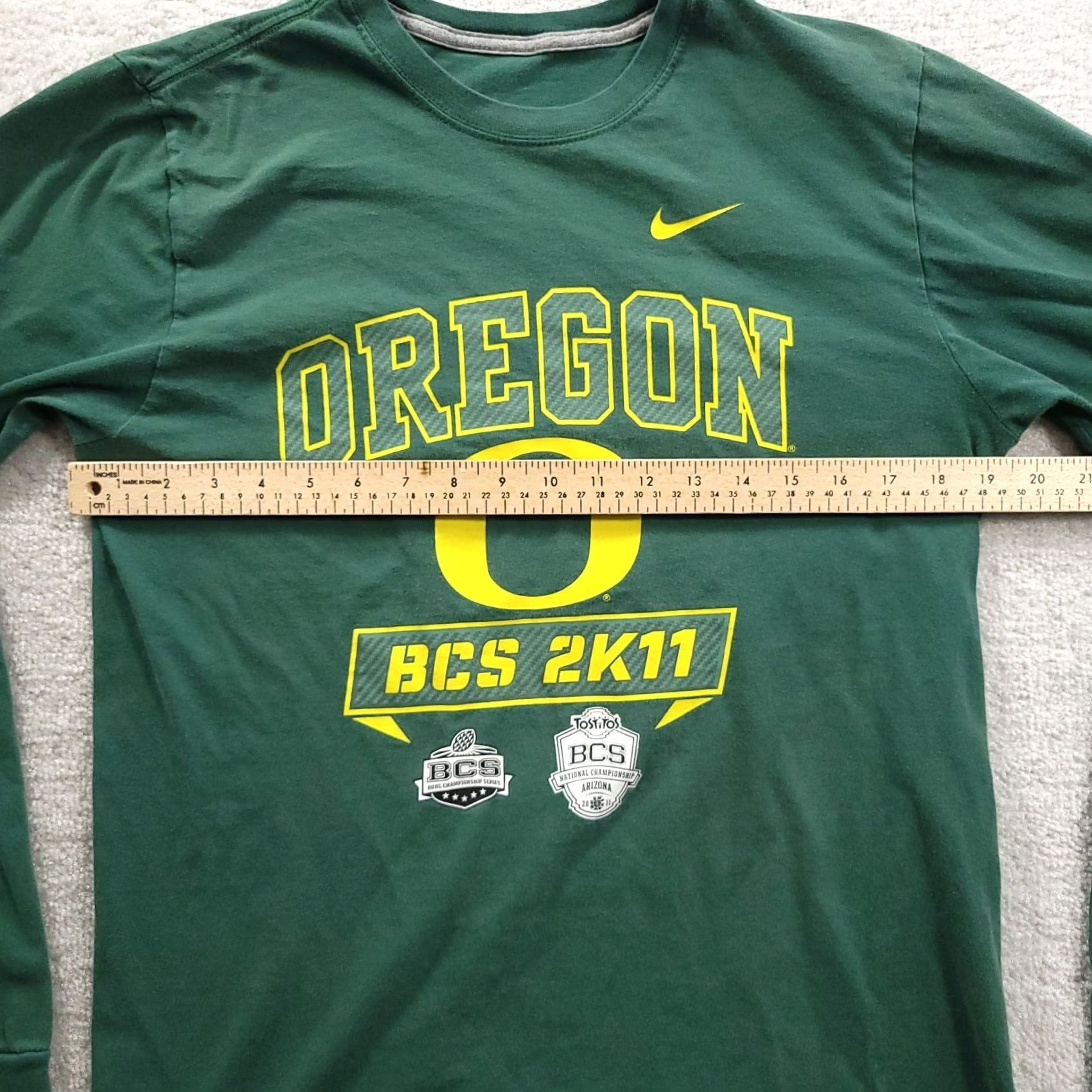 Nike Nike Oregon BCS 2K11 T-Shirt Mens Medium Green Long Sleeve Casual SEE PHOTOS Size US M / EU 48-50 / 2 - 3 Thumbnail