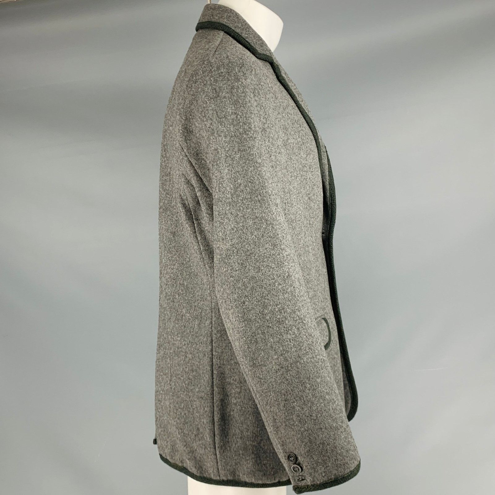 Marc by Marc Jacobs Size M Charcoal Grey Wool Blend Sport Coat Size 40R - 3 Thumbnail
