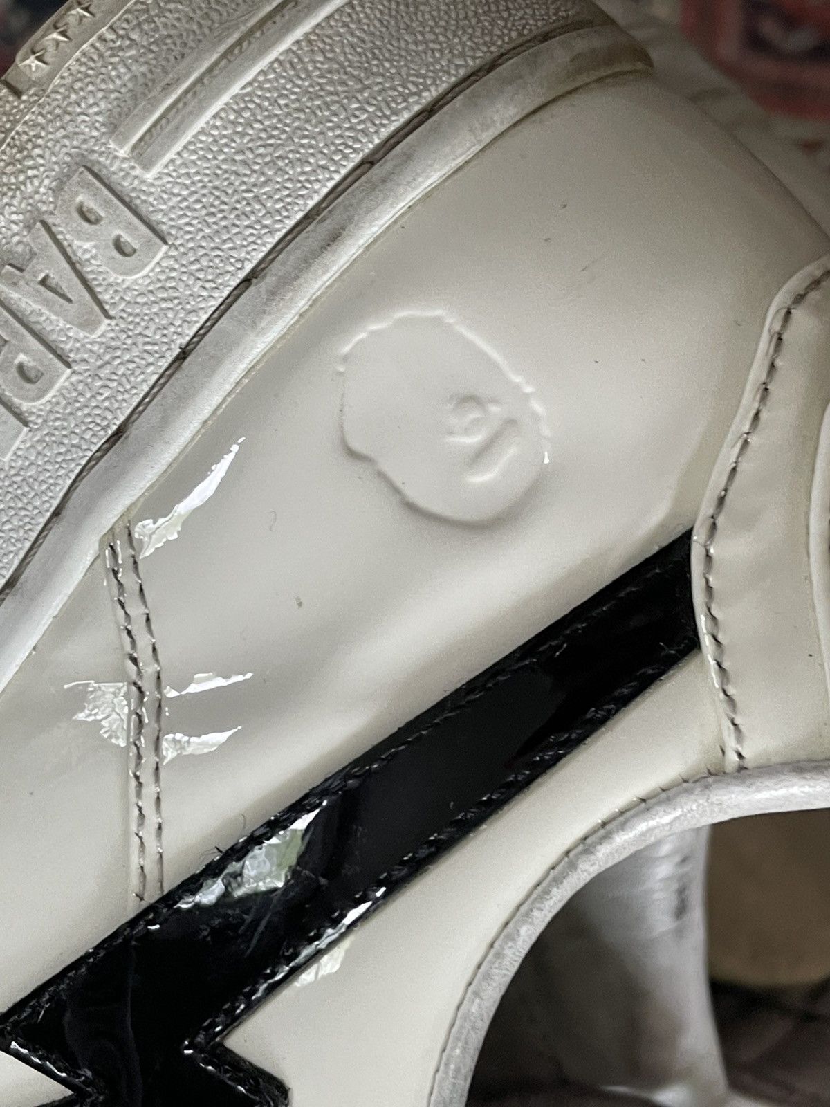 Bape Patent Leather Bapesta Size US 11 / EU 44 - 6 Thumbnail