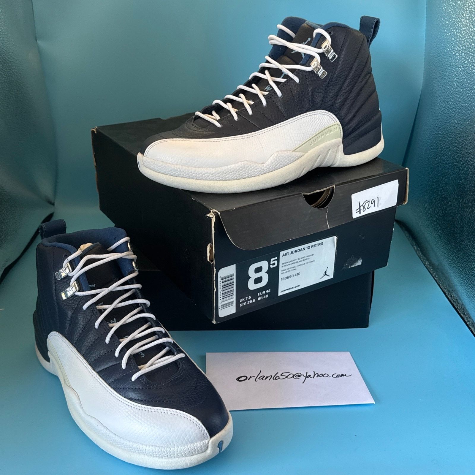 Jordan Brand Air Jordan 12 Retro 'Obsidian' 2012 sz m8.5 Size US 8.5 / EU 41-42 - 1 Thumbnail