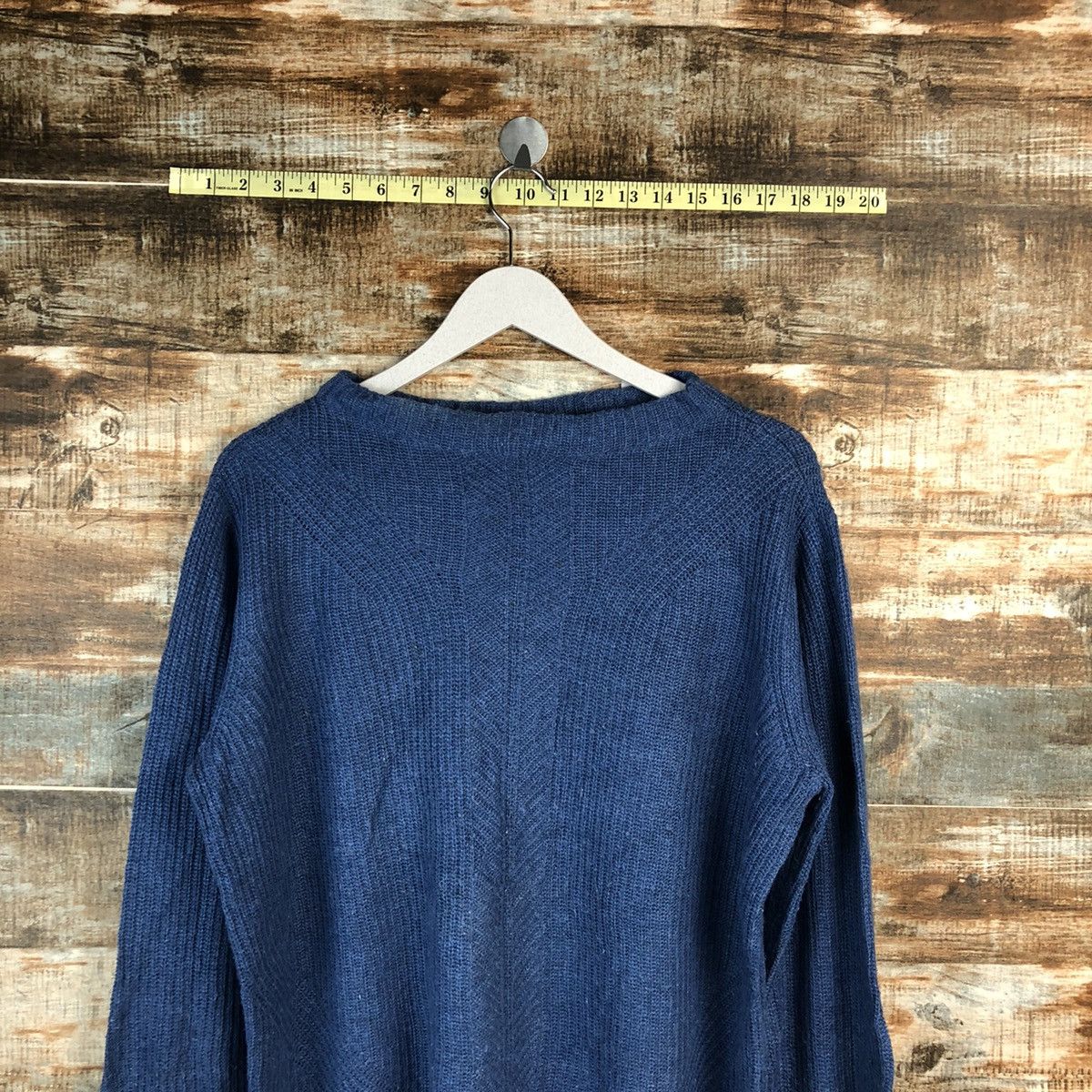 Homespun Knitwear × Japanese Brand Altais japan vintage Blue sweatshirt Knitwear #A1561 Size US L / EU 52-54 / 3 - 2 Thumbnail