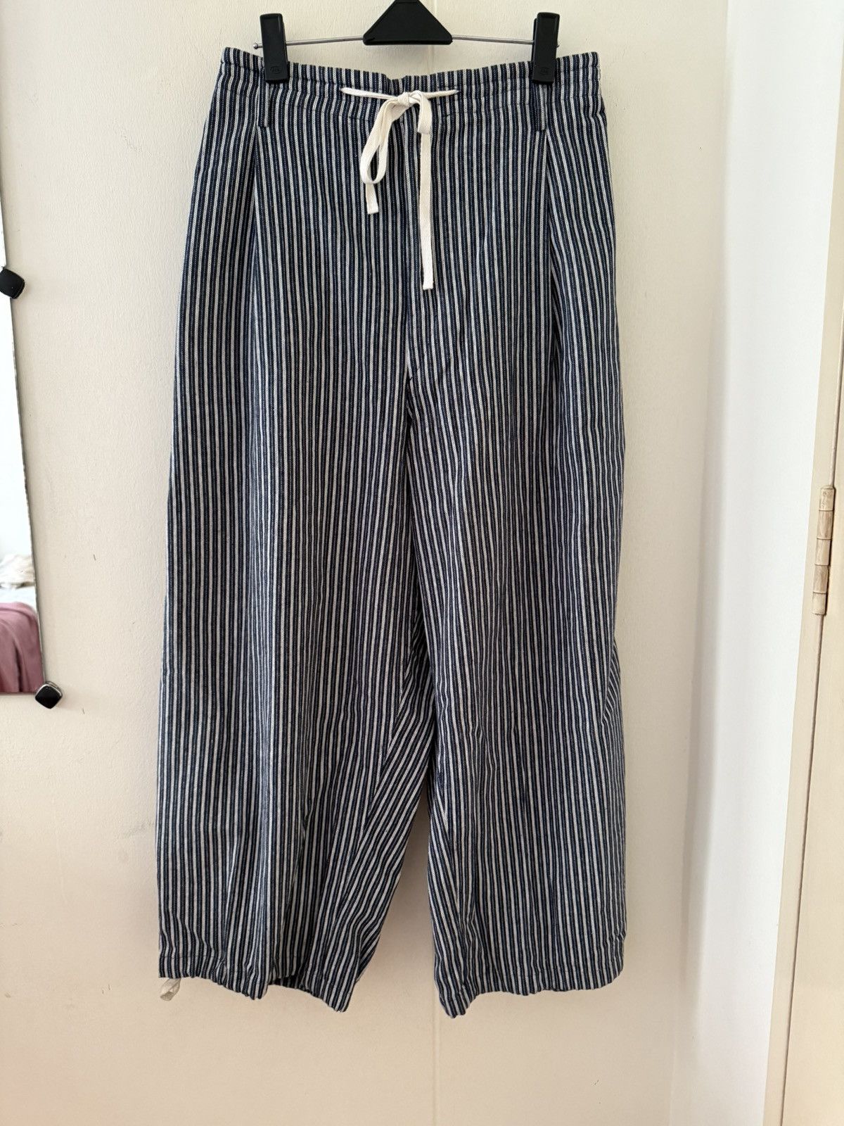 Hed Mayner Wide Leg Stripe Pants Size US 31 - 1 Thumbnail