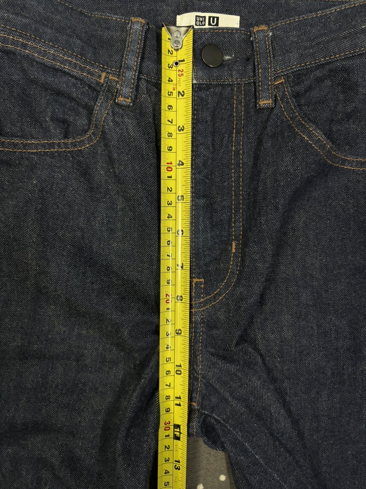 Lemaire × Uniqlo Vintage Uniqlo x Lemaire Dark Blue Wide Leg Baggy Jeans Size 25" / US 0 / IT 36 - 12 Thumbnail