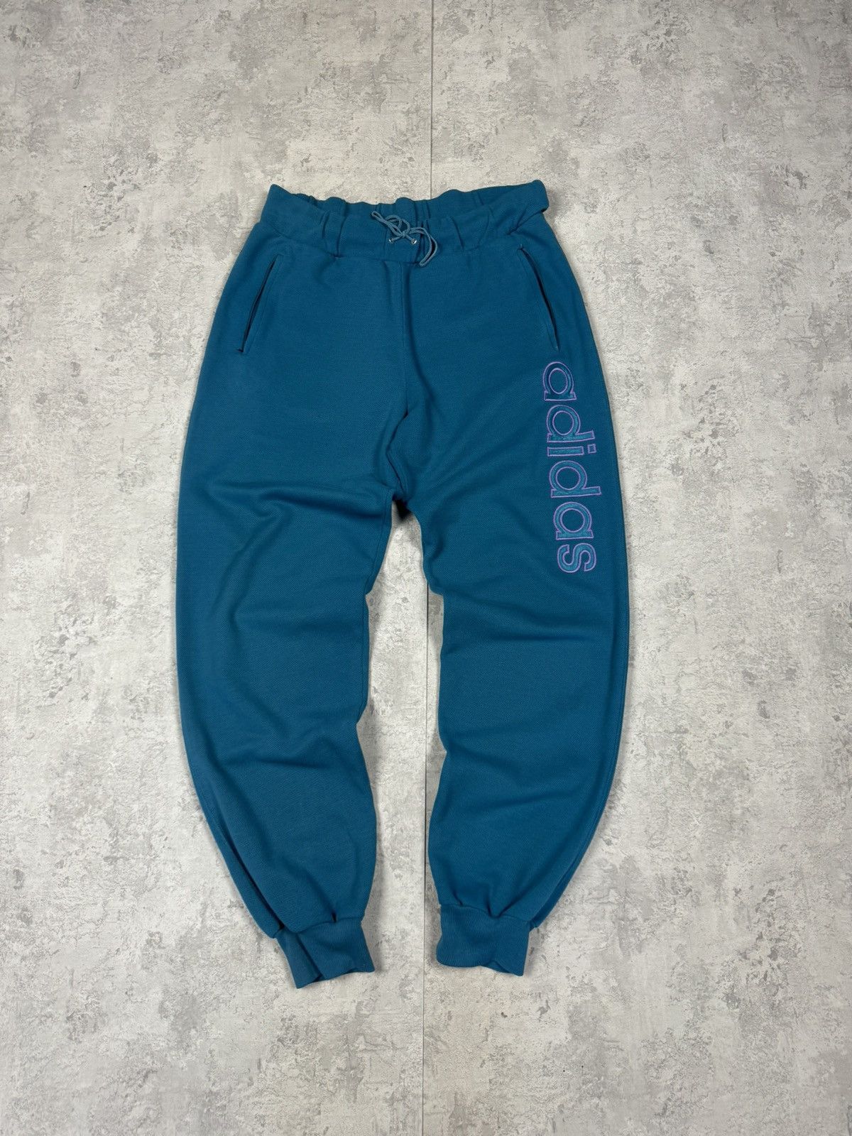 Adidas Vintage 90s RARE Men's ADIDAS Big Logo Blue Tracksuit Size L Size US L / EU 52-54 / 3 - 14 Thumbnail