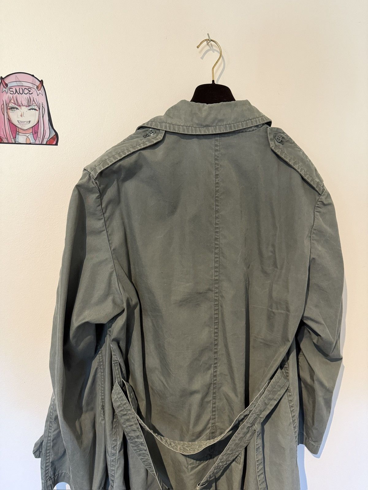 Vintage WW1 Army Trench Coat Size US XL / EU 56 / 4 - 8 Thumbnail