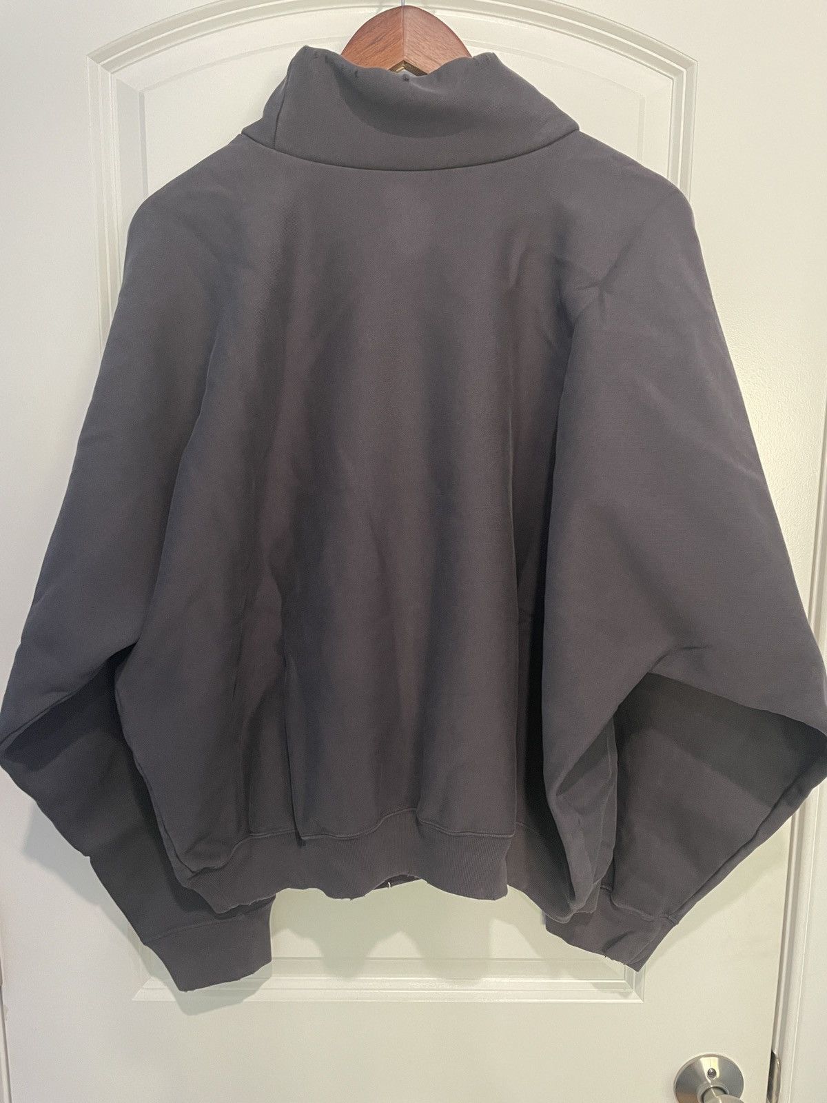 Balenciaga × Gap × Kanye West Yeezy Gap Balenciaga High Neck Distressed Mockneck Sweater Size US S / EU 44-46 / 1 - 2 Thumbnail