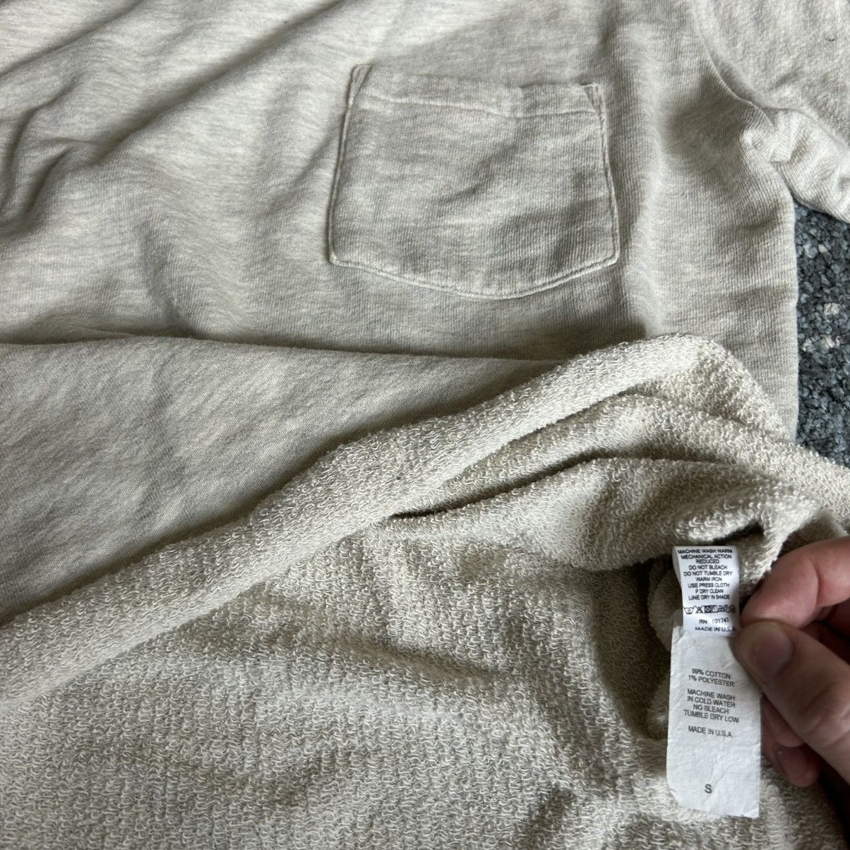 Velva Sheen WiDE BOXY CROPPED ViNTAGE LOOPBACK TERRY POCKET OATMEAL COZY Size US S / EU 44-46 / 1 - 2 Thumbnail