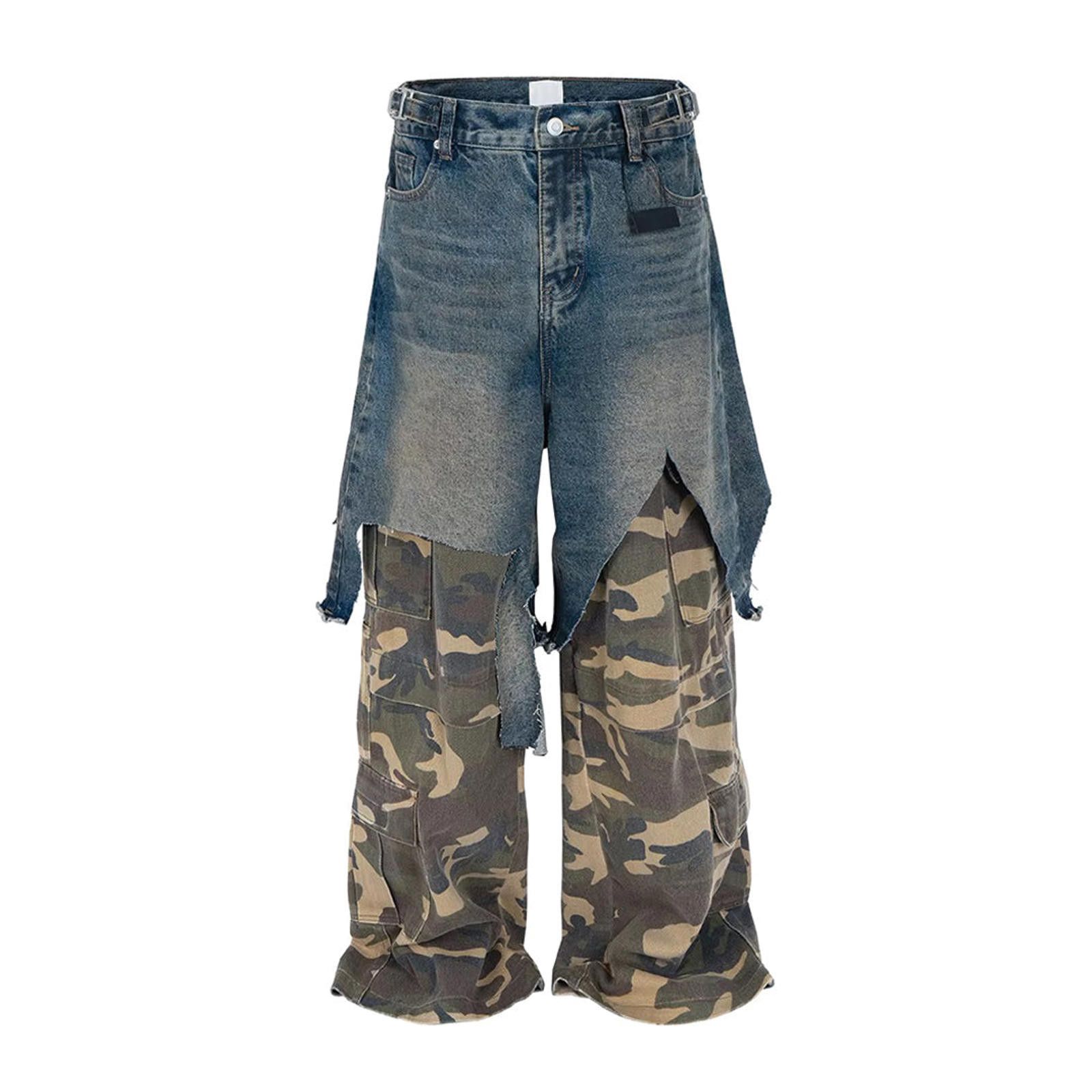 Other Militia Camouflage Denim Jeans Size US 32 / EU 48 - 4 Thumbnail
