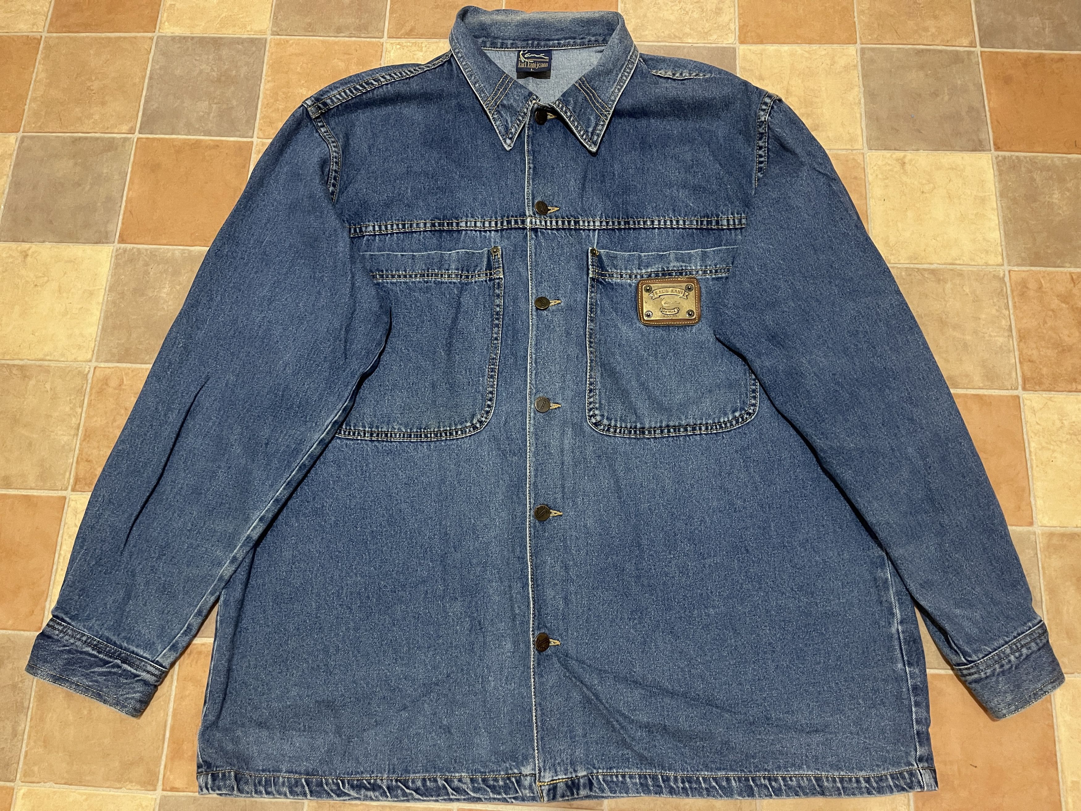 Karl Kani Karl Kani shirt vintage denim 2Pac 90s hip hop 1990s size L Size US L / EU 52-54 / 3 - 3 Thumbnail