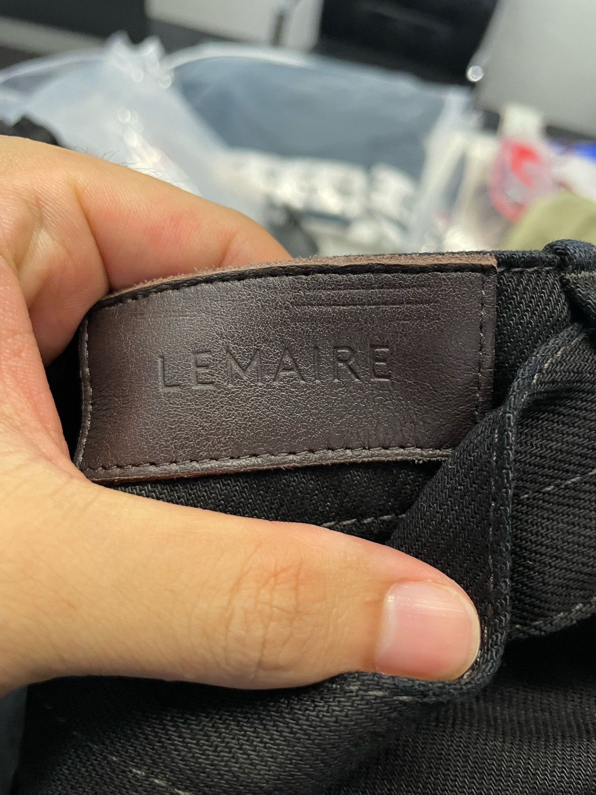 Lemaire Lemaire Twisted Belted Wide-Leg Jeans Size US 31 - 14 Thumbnail