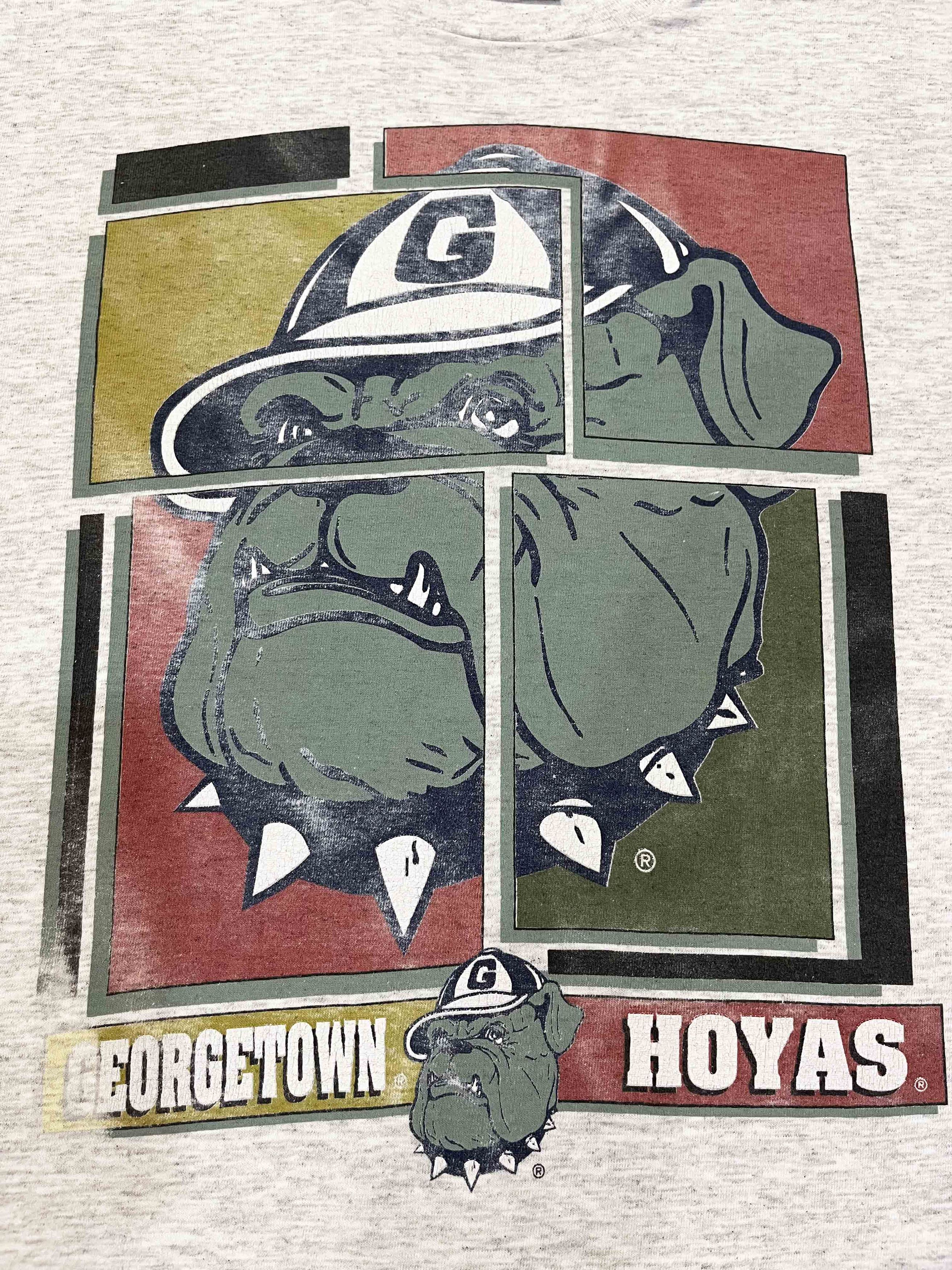 NCAA × Salem Sportswear × Vintage Vintage Salem NCAA Georgetown Hoyas T-Shirt Size US XL / EU 56 / 4 - 2 Thumbnail