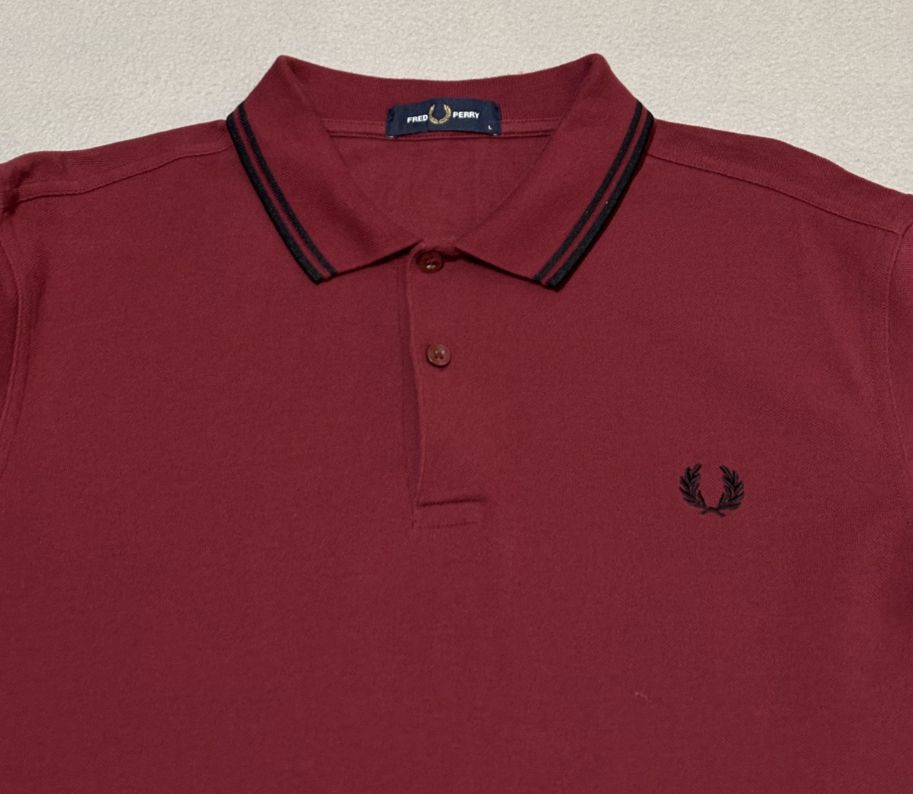 Fred Perry Fred Perry Long Sleeve Polo Shirt Size L Size US L / EU 52-54 / 3 - 6 Thumbnail
