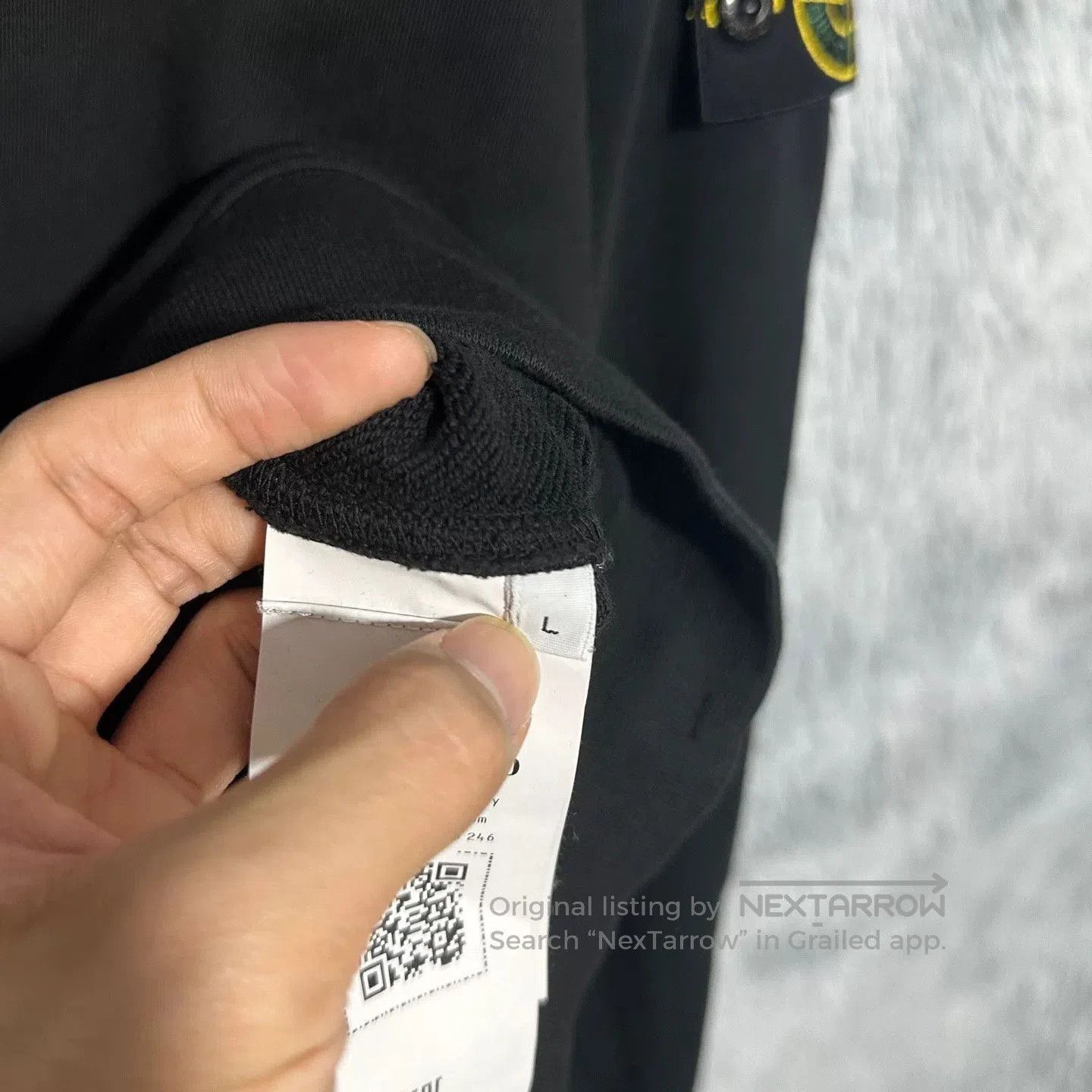 Stone Island stone island black crew neck sweatshirt L. Size US L / EU 52-54 / 3 - 6 Thumbnail