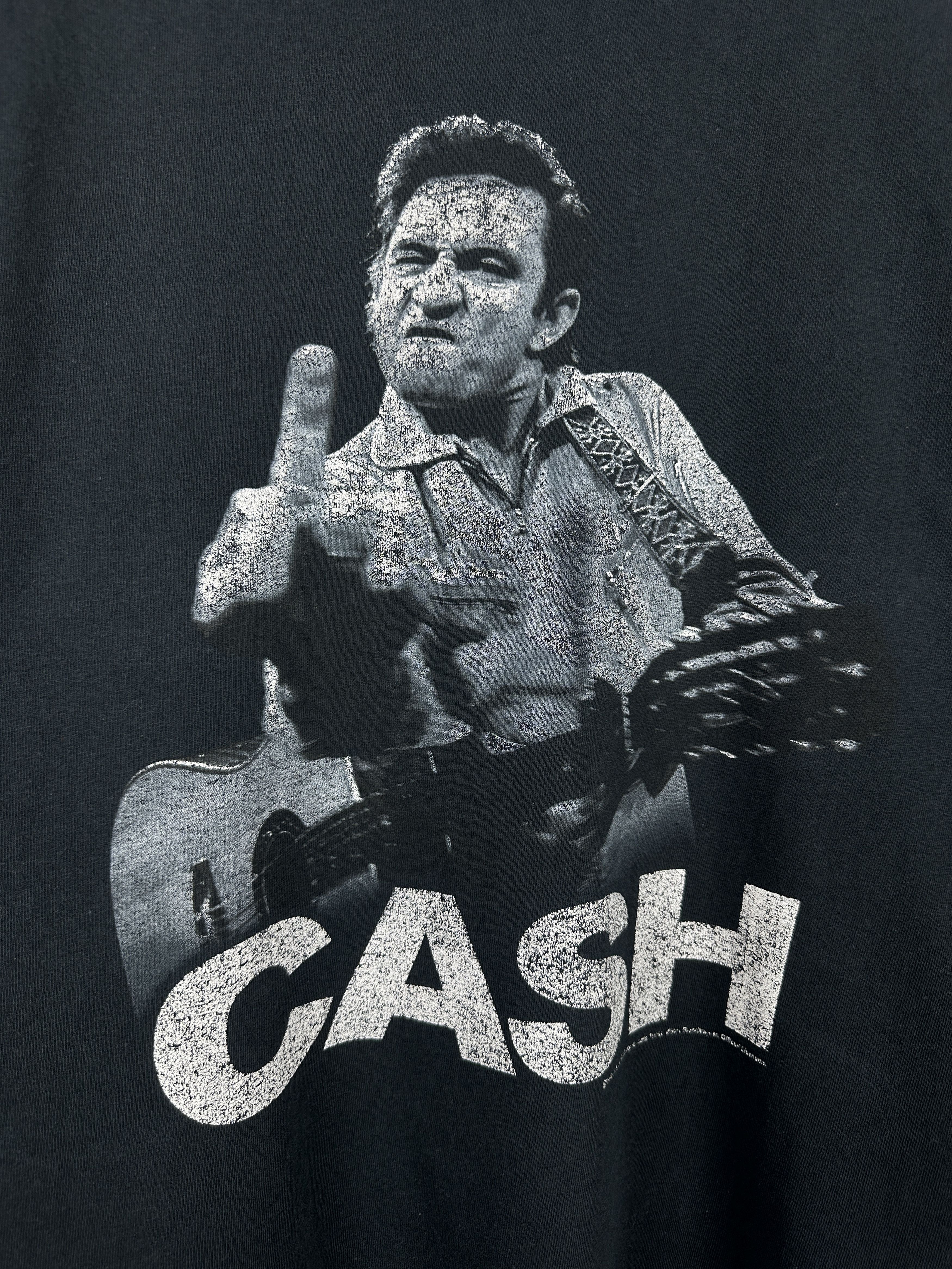 Band Tees Vintage Johnny Cash Fuck You Graphic T Shirt Tee Size US L / EU 52-54 / 3 - 3 Thumbnail