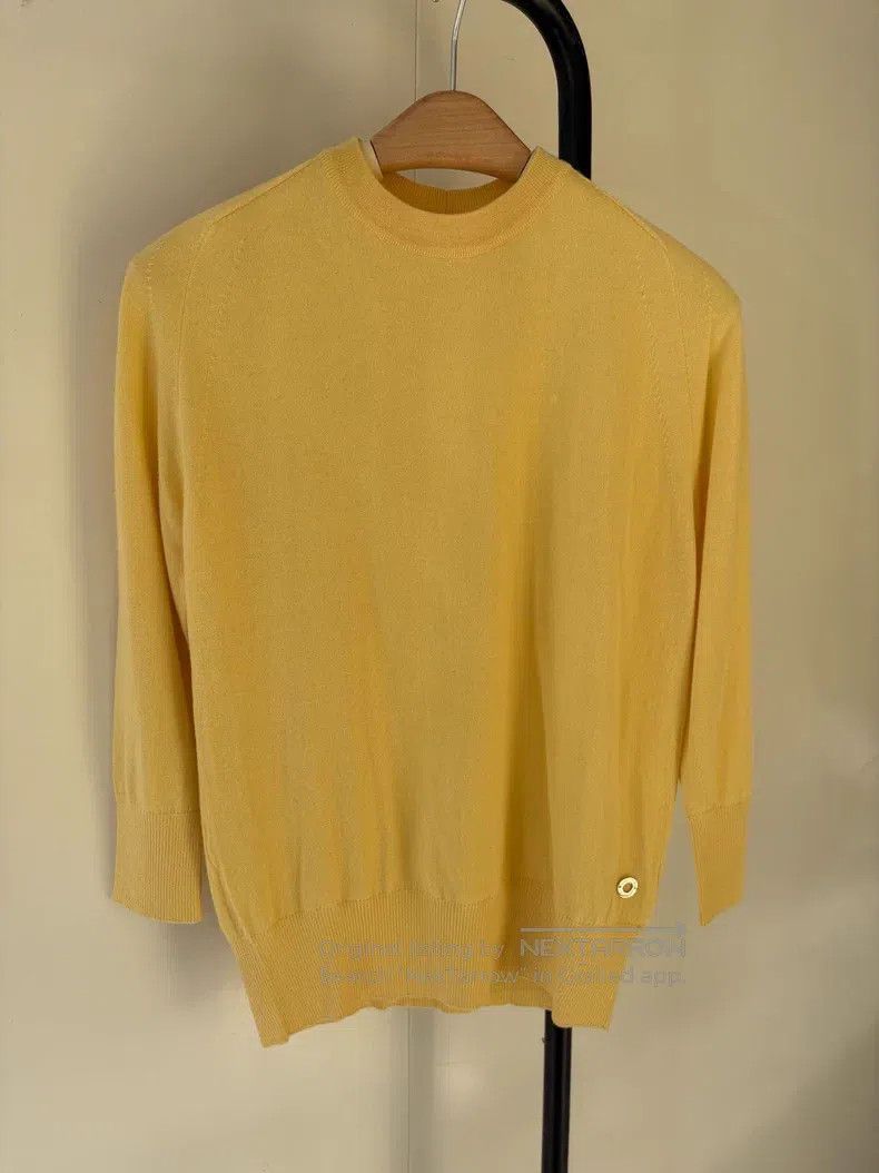 Loro Piana Loro Piana 100% Cashmere Goat Hair Short Sleeve Knit Top i Size XS / US 0-2 / IT 36-38 - 1 Thumbnail