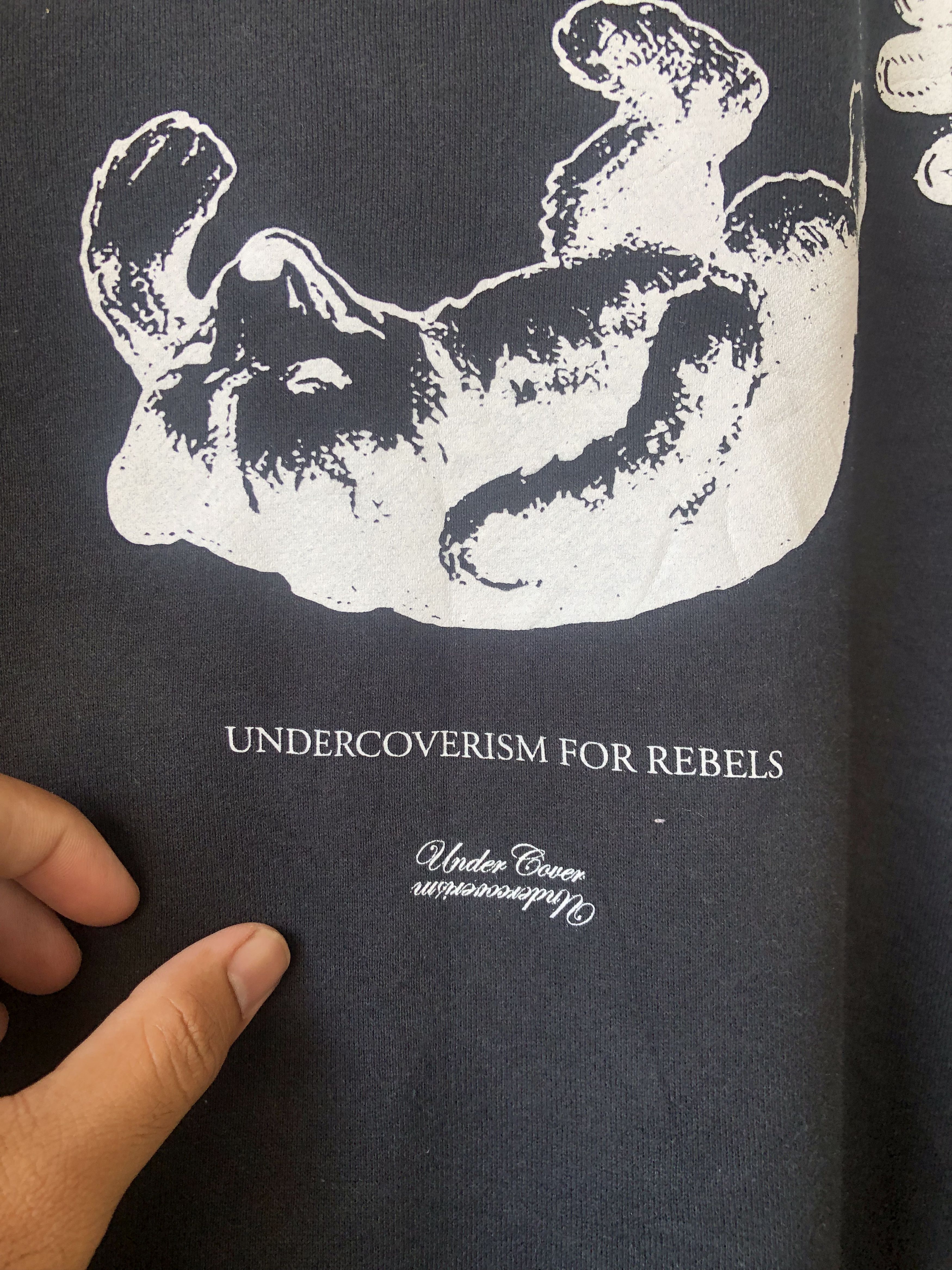 Undercover Undercoverism Teddy Falling 2021 Collection Sweatshirt Size US L / EU 52-54 / 3 - 4 Thumbnail
