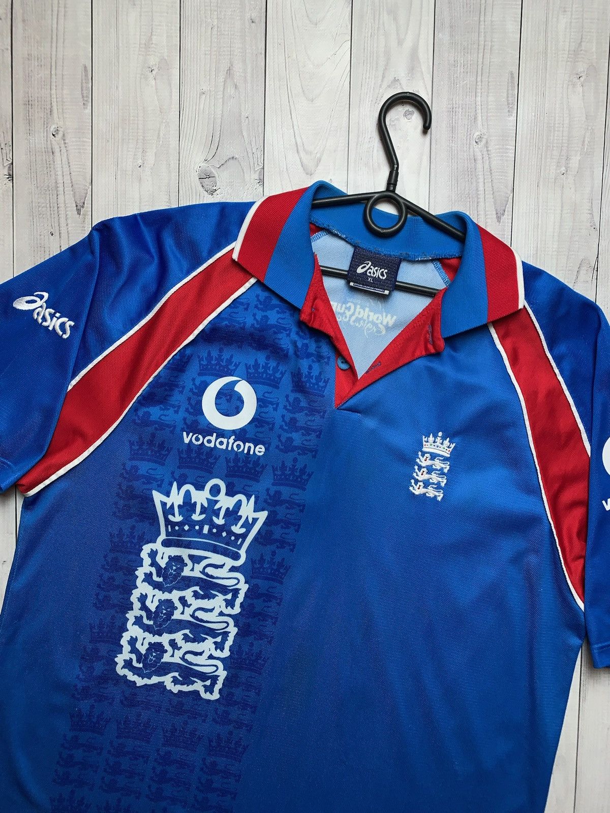 Asics × Vintage Vintage asics England cricket jersey size XL rare 1999 Size US XL / EU 56 / 4 - 2 Thumbnail