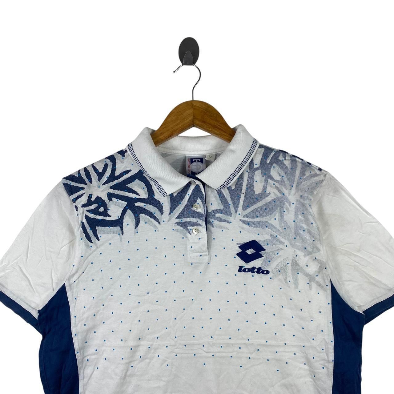Lotto Sport Vintage LOTTO TENNIS ITALIANO Artwork Polo Tee Shirt Top Size US M / EU 48-50 / 2 - 2 Thumbnail