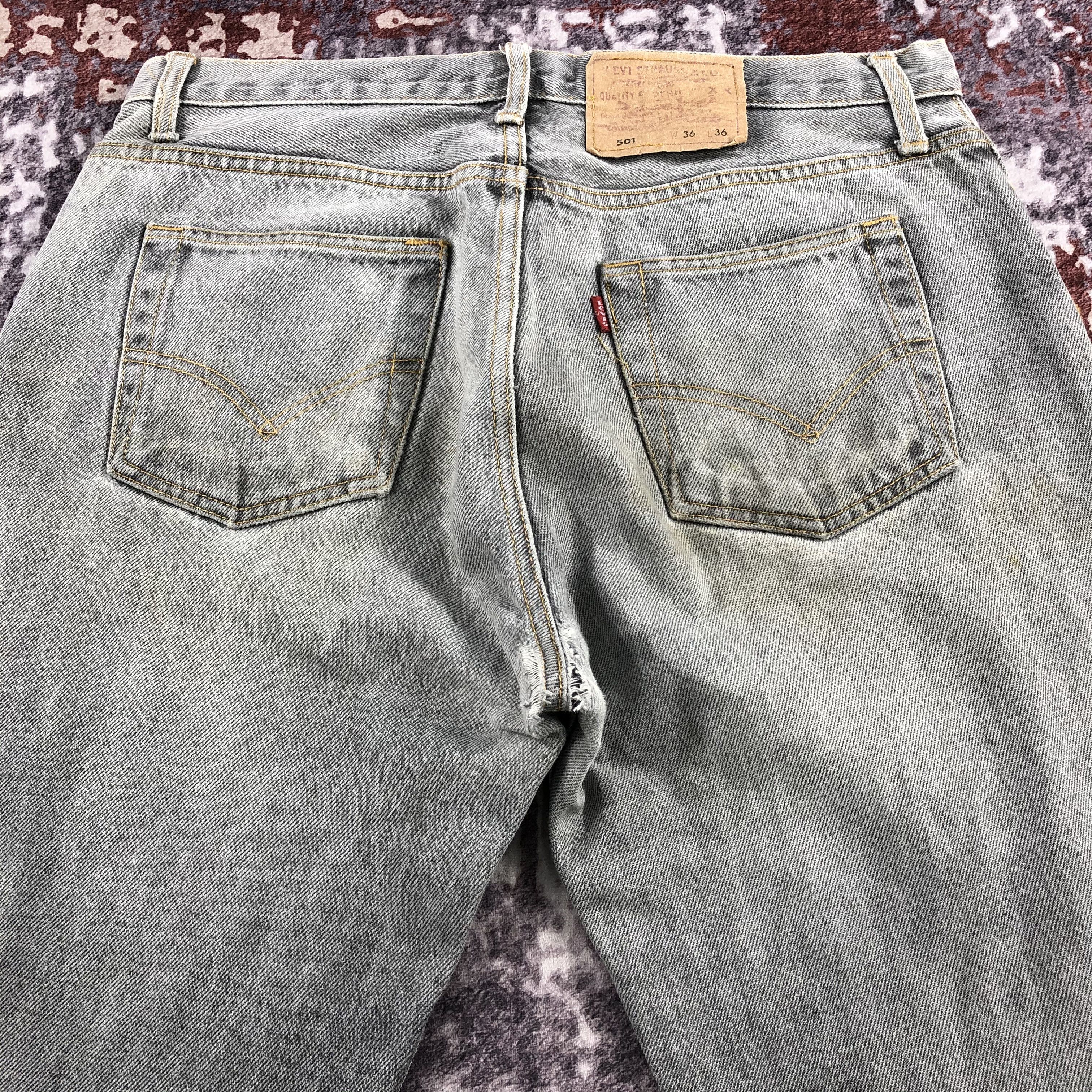 Levi's × Vintage 90s Vintage Levis 501 Earth Tone Jeans-JM2583 Size US 34 / EU 50 - 5 Thumbnail