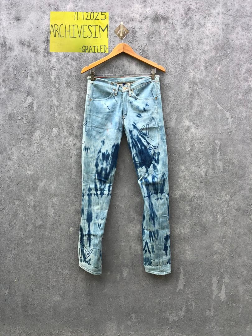 Levi's Vintage Levi’s Engineered Y2k Acid Wash Jeans Size US 29 - 2 Thumbnail