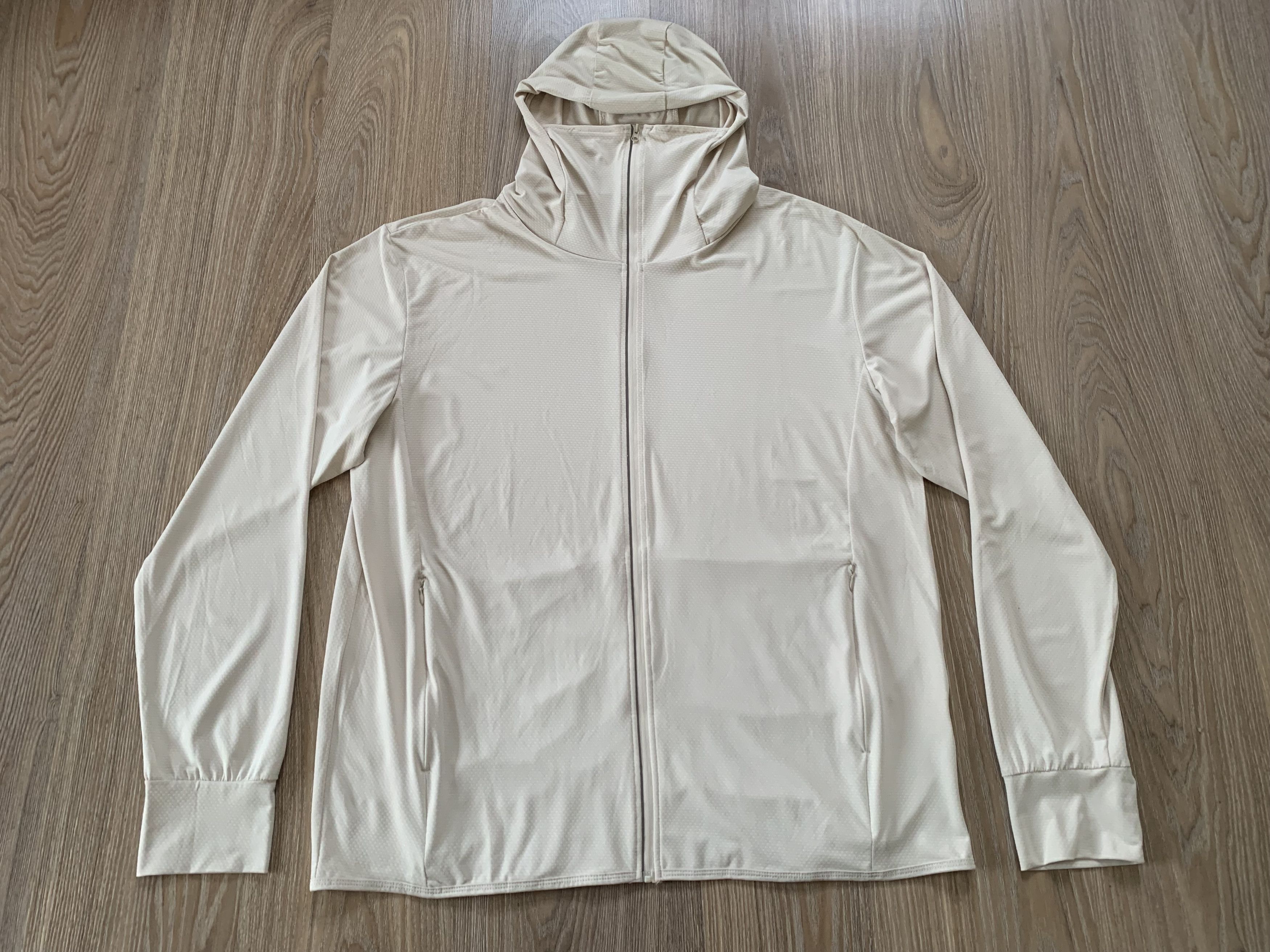 Other Men's Beige Training Zip Hoodie Size US XXL / EU 58 / 5 - 2 Thumbnail