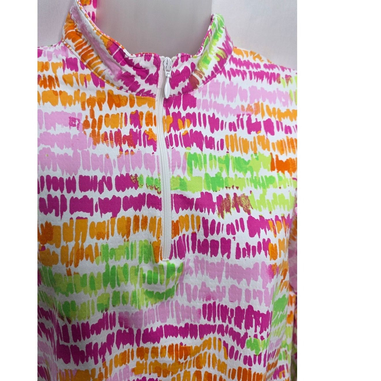Other Icikuls Long Sleeve Mesh Multi Colored Quick Dry Top Size L Size L / US 10 / IT 46 - 4 Thumbnail