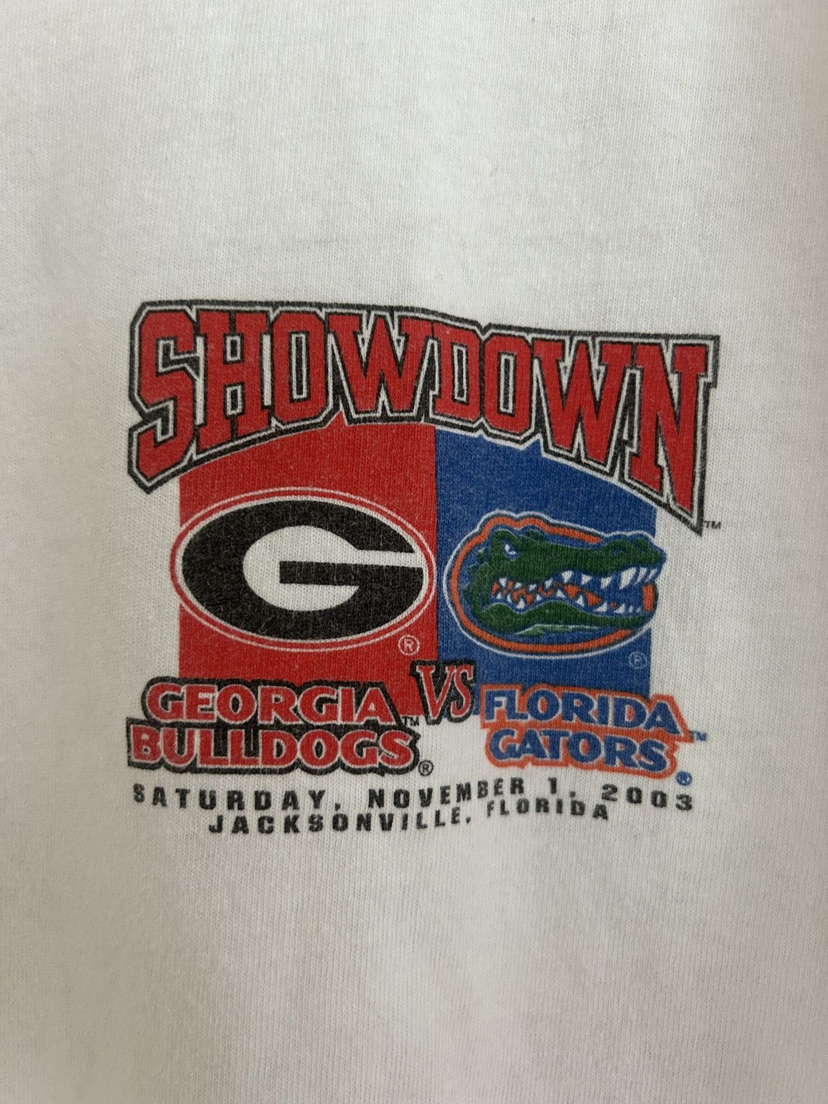 Vintage Vintage 03 Showdown Georgia Bulldogs vs Florida Gators L/S Size US XXL / EU 58 / 5 - 5 Thumbnail