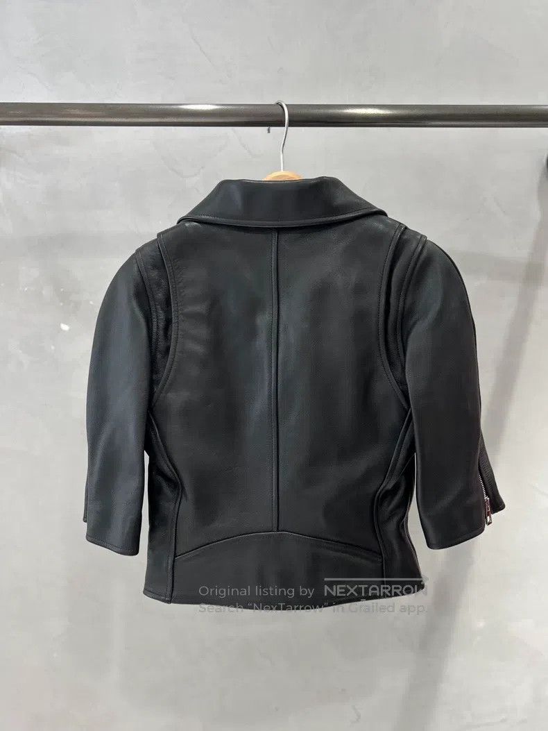 Loewe Loewe Leather jacket Size XXS / US 00 / IT 34 - 2 Thumbnail