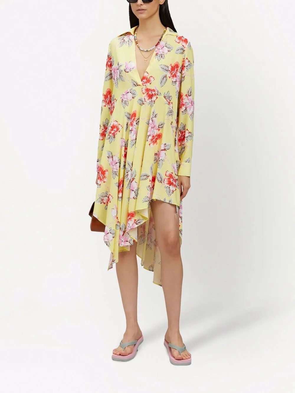 Palm Angels o1y1125 Mini Dress in Multicolor Size S / US 4 / IT 40 - 4 Thumbnail