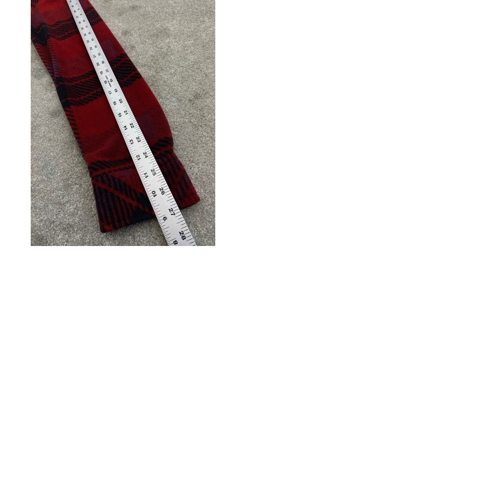 True Religion VINTAGE True Religion Shacket Women's M Red Plaid Polar Fleece Snap Buttons 5886 Size M / US 6-8 / IT 42-44 - 9 Thumbnail