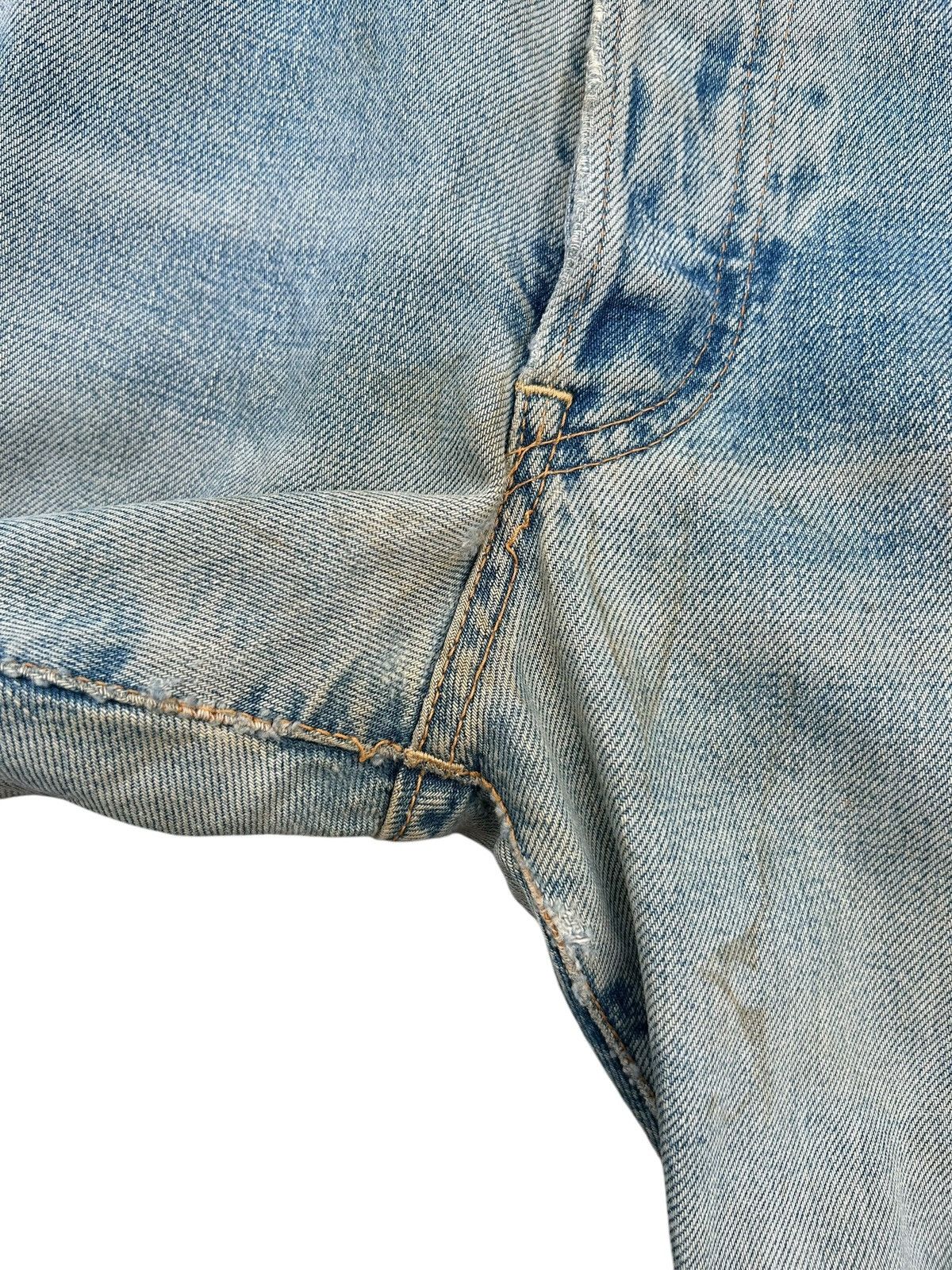 Japanese Brand × Kapital × Vintage Vintage Sewing Chop Selvedge Distressed Grunge Punk Denim Size US 33 - 10 Thumbnail