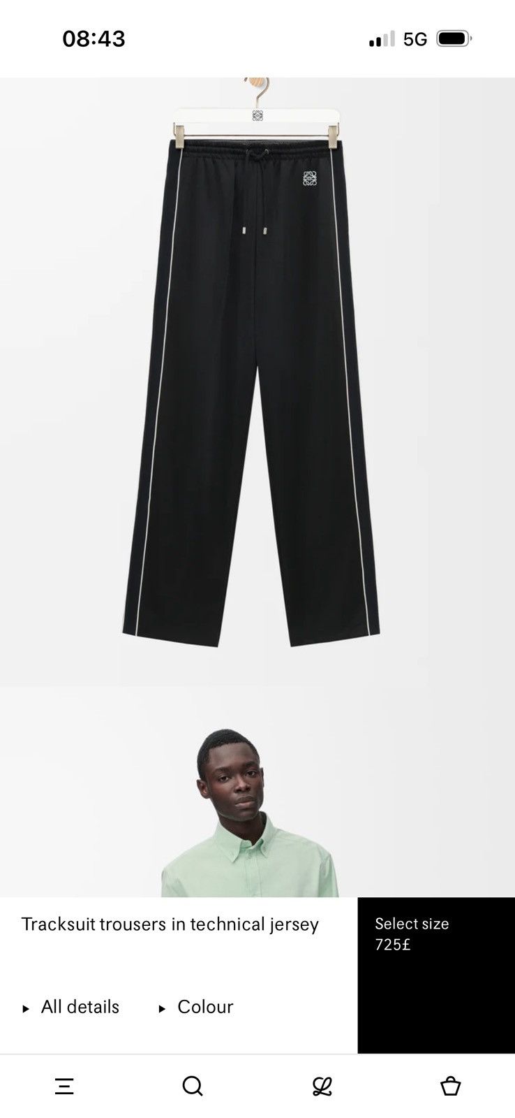 Loewe LOEWE joggers , trackpants REAL TAPE MEASUREMENTS IN PHOTOS Size US 31 - 21 Thumbnail