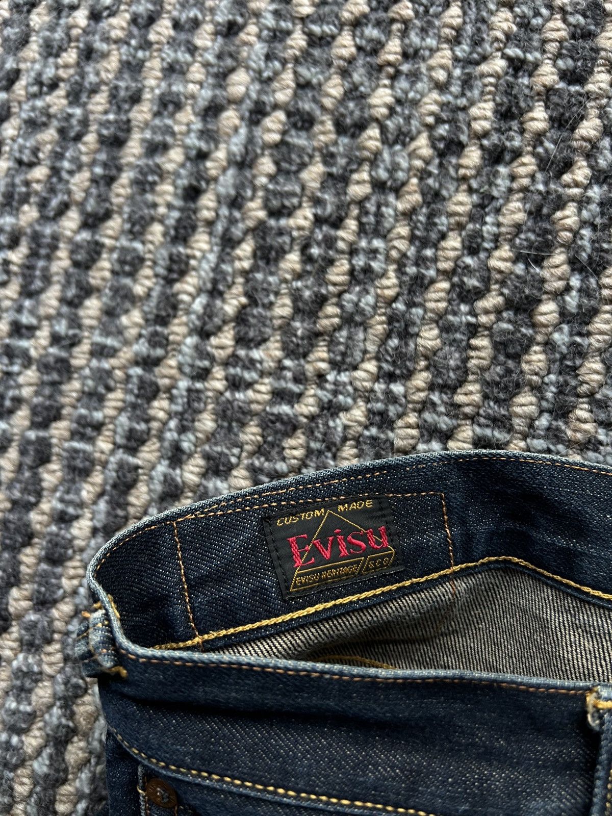 Evisu Evisu Patchwork Rare Selvedge Baggy Jeans Y2K Size US 32 / EU 48 - 9 Thumbnail