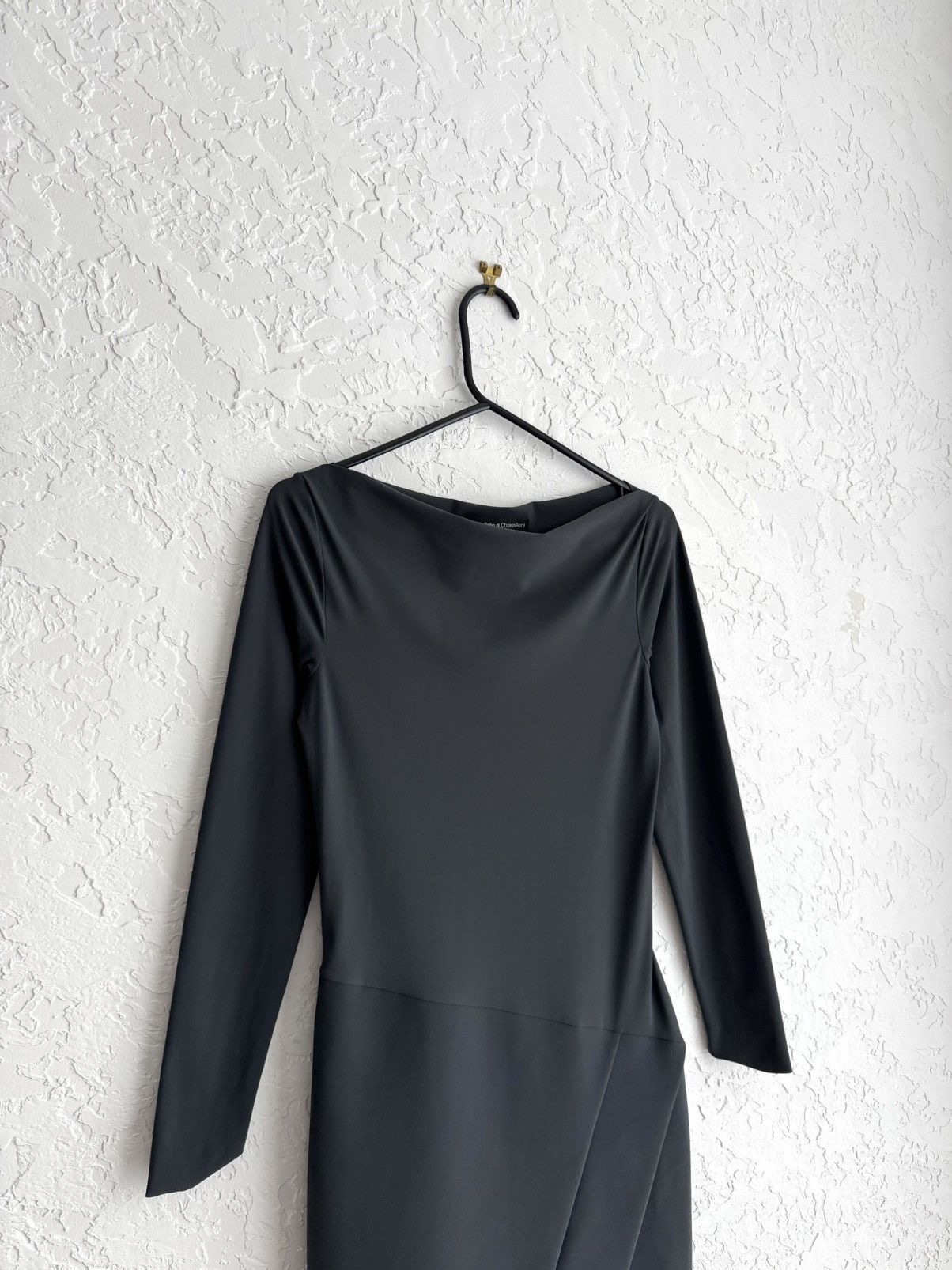 Chiara Boni Chiara Boni La Petite Robe Asymmetric Stretch Midi Dress Size M / US 6-8 / IT 42-44 - 2 Thumbnail