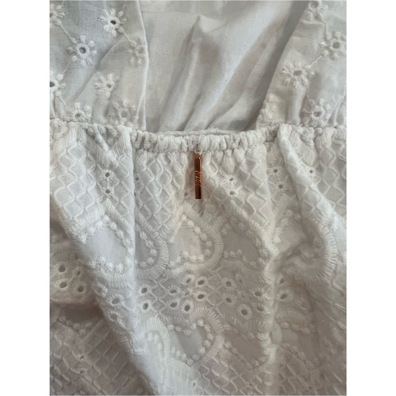 MISA Los Angeles MISA Los Angeles White Eyelet Maxi Dress NWT Size Large Mad Size L / US 10 / IT 46 - 8 Thumbnail