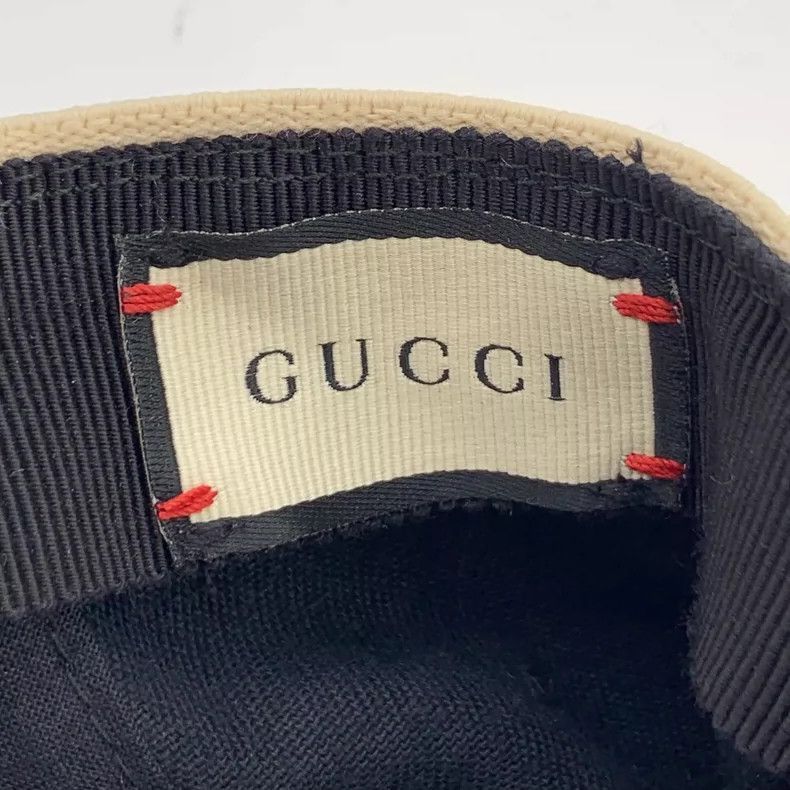 Gucci Gucci Black Logo Cotton Cap-2505 Size ONE SIZE - 7 Thumbnail