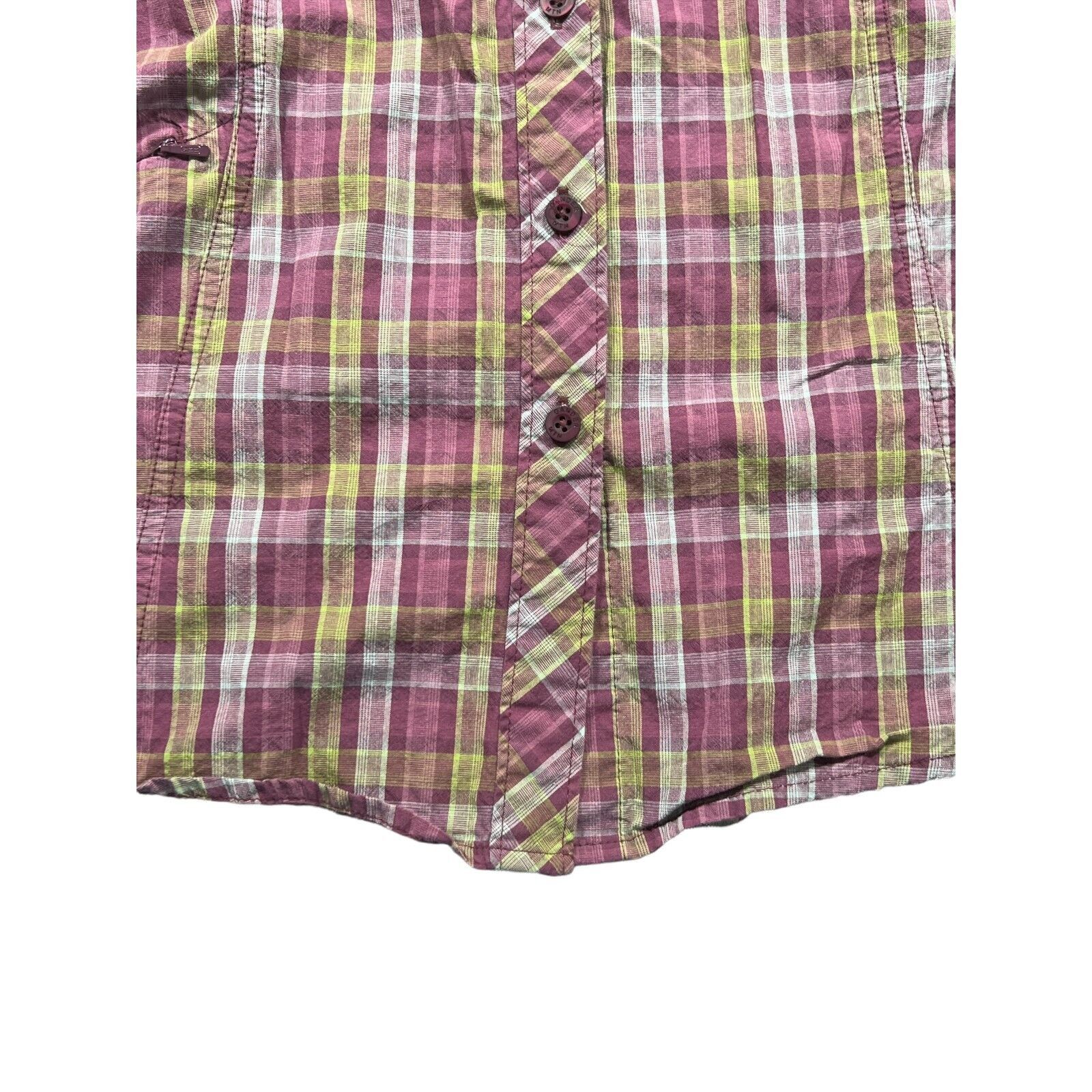 Other Gander Mountain Womens Cut Shirt Purple & Green Plaid Medium Size M / US 6-8 / IT 42-44 - 3 Thumbnail