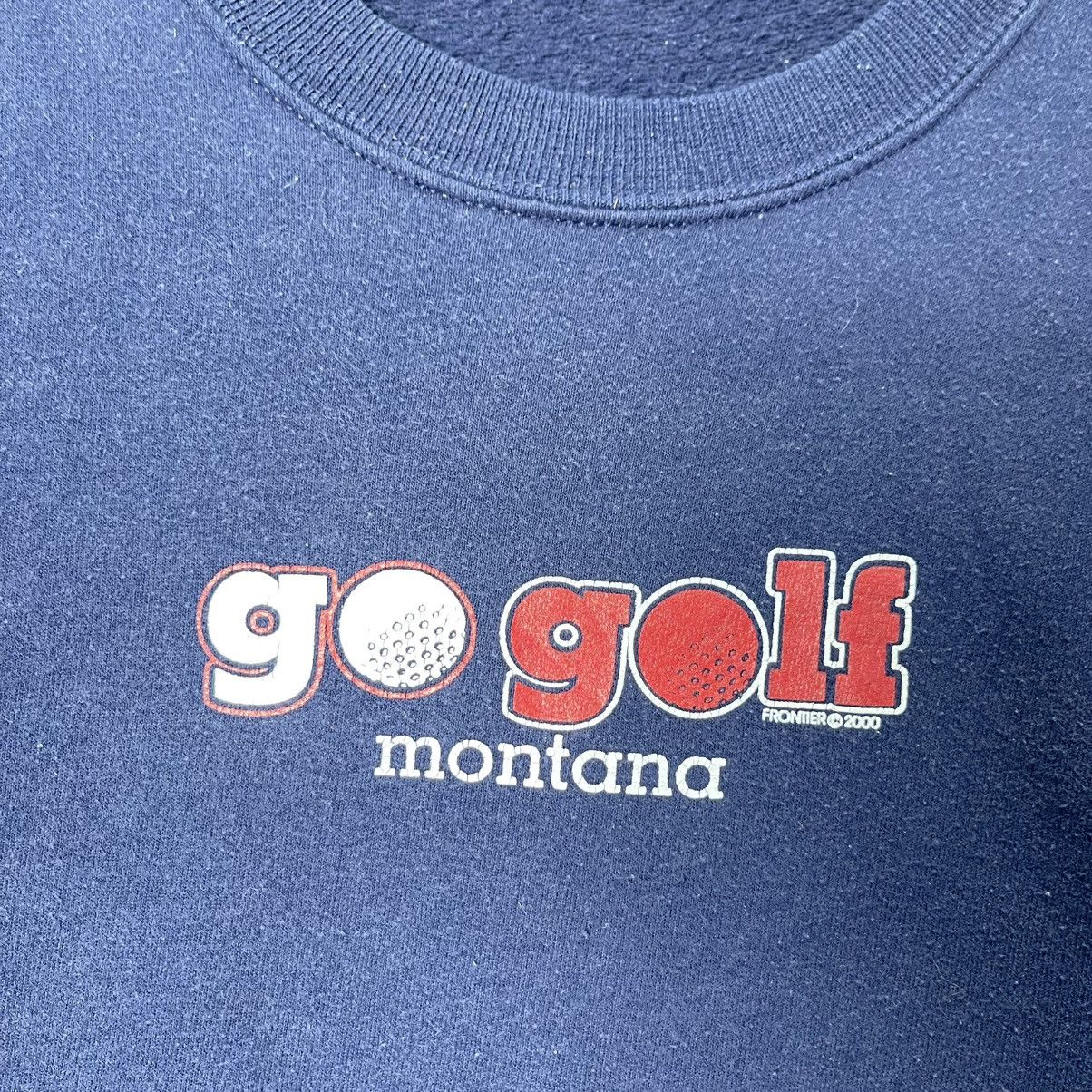 Vintage Vintage Go Golf Montana Crewneck Sweatshirt Size US L / EU 52-54 / 3 - 5 Thumbnail