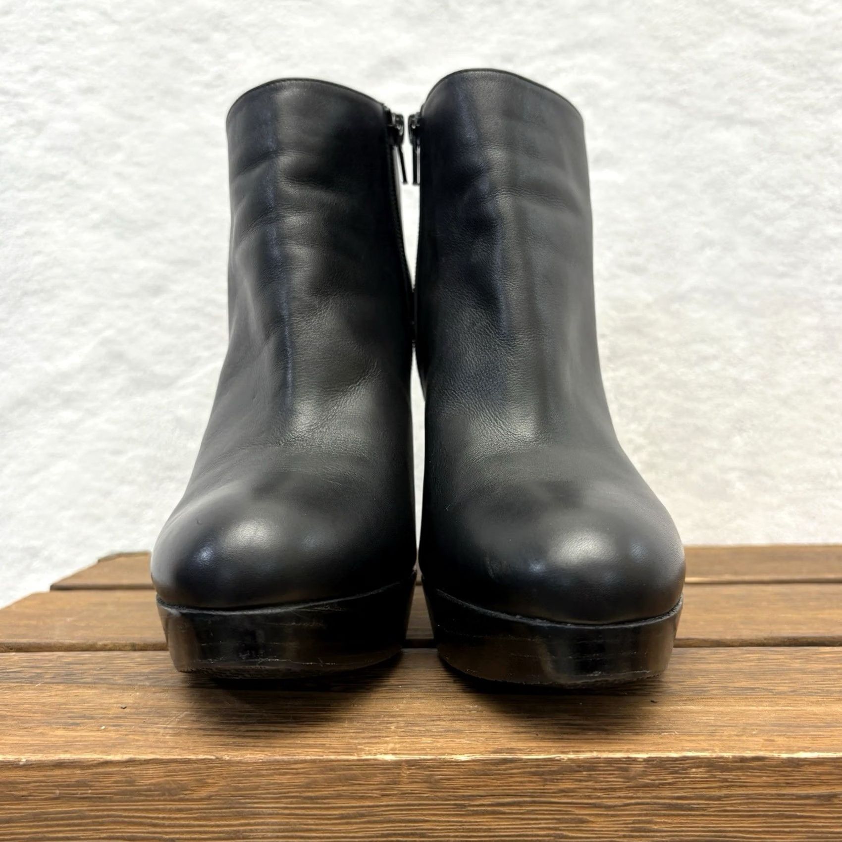 Stuart Weitzman Stuart Weitzman Boots Womens Black Ankle Napa Leather Platform Gran Booties Size US 10 / IT 40 - 5 Thumbnail