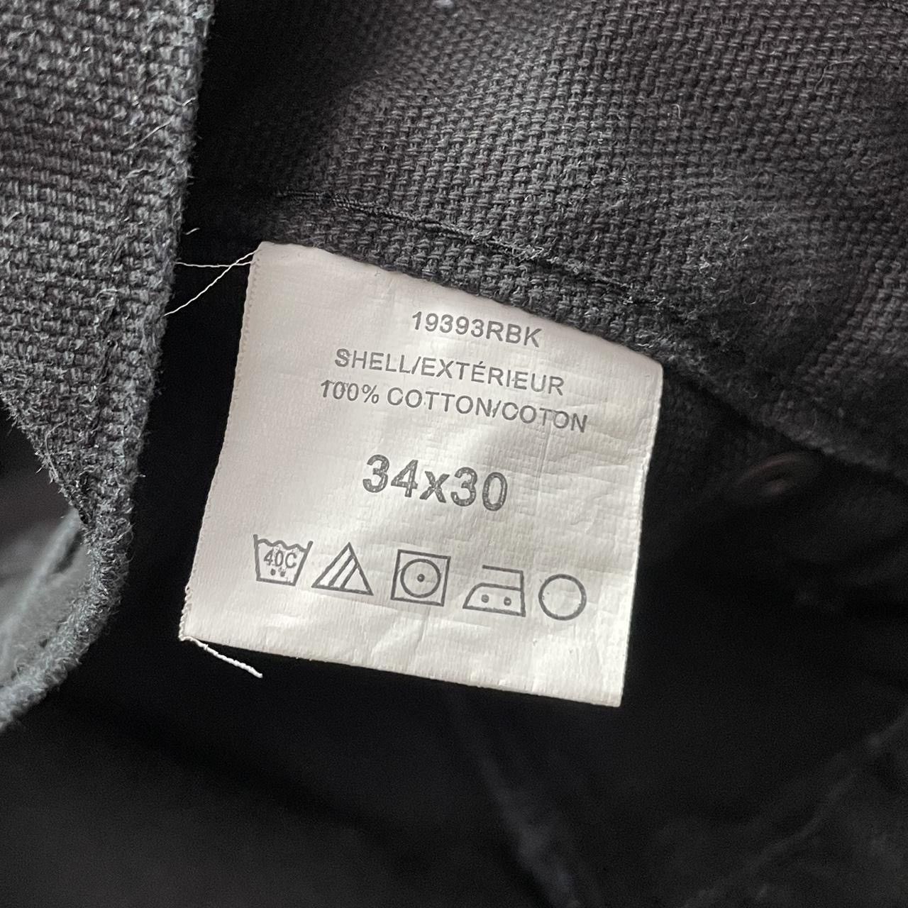 Dickies Dickies Cargo Work Pants Black Heavyweight 34” x 28” Size US 34 / EU 50 - 5 Thumbnail