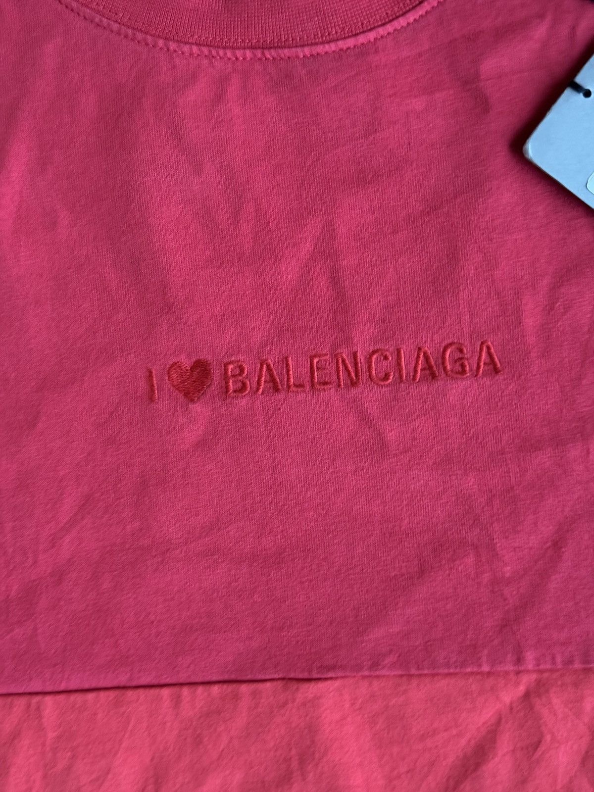 Balenciaga olin1g1024 | Love Upcycled Long Sleeve T-ShirtLarge Fit Size US XXS / EU 40 - 3 Thumbnail