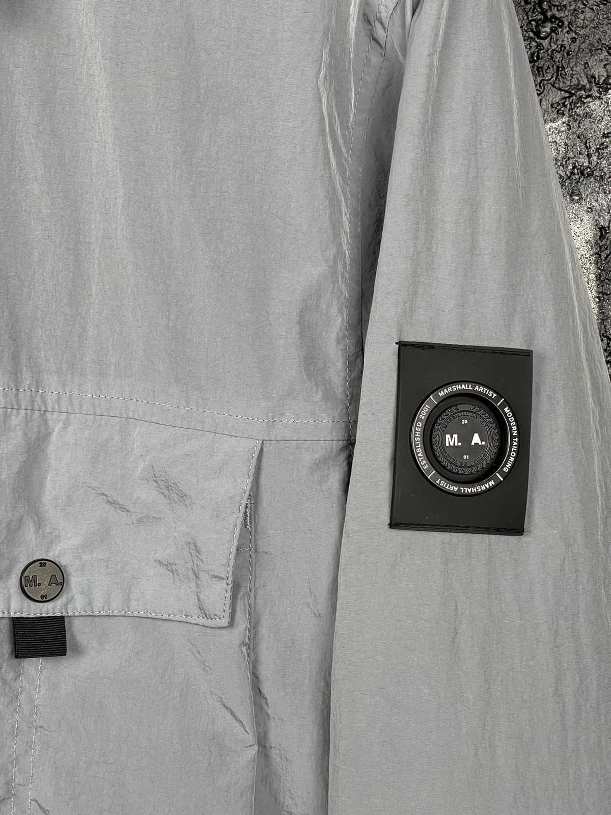 Marshall Artist Marshall Artist Casual Chrome Nylon Overshot Jacket Size L Size US L / EU 52-54 / 3 - 7 Thumbnail