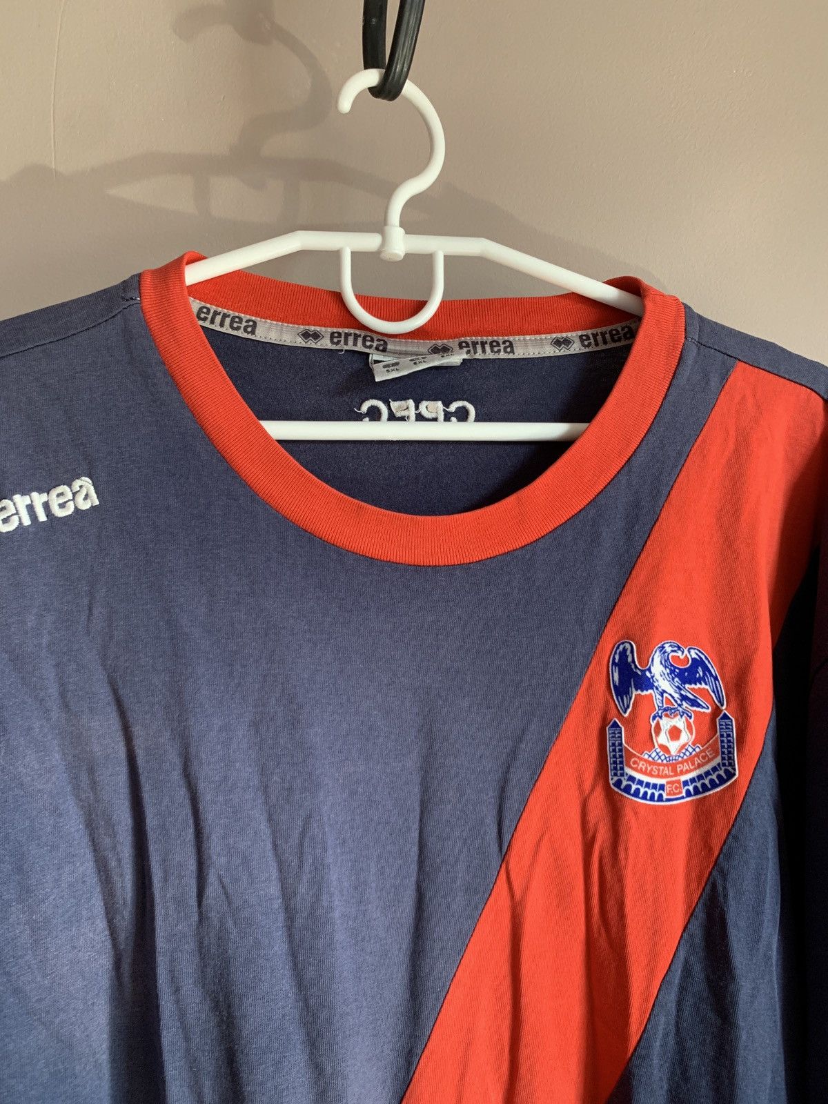 Errea Crystal Palace Training Football Shirt Errea Soccer Jersey Size US XXL / EU 58 / 5 - 6 Thumbnail