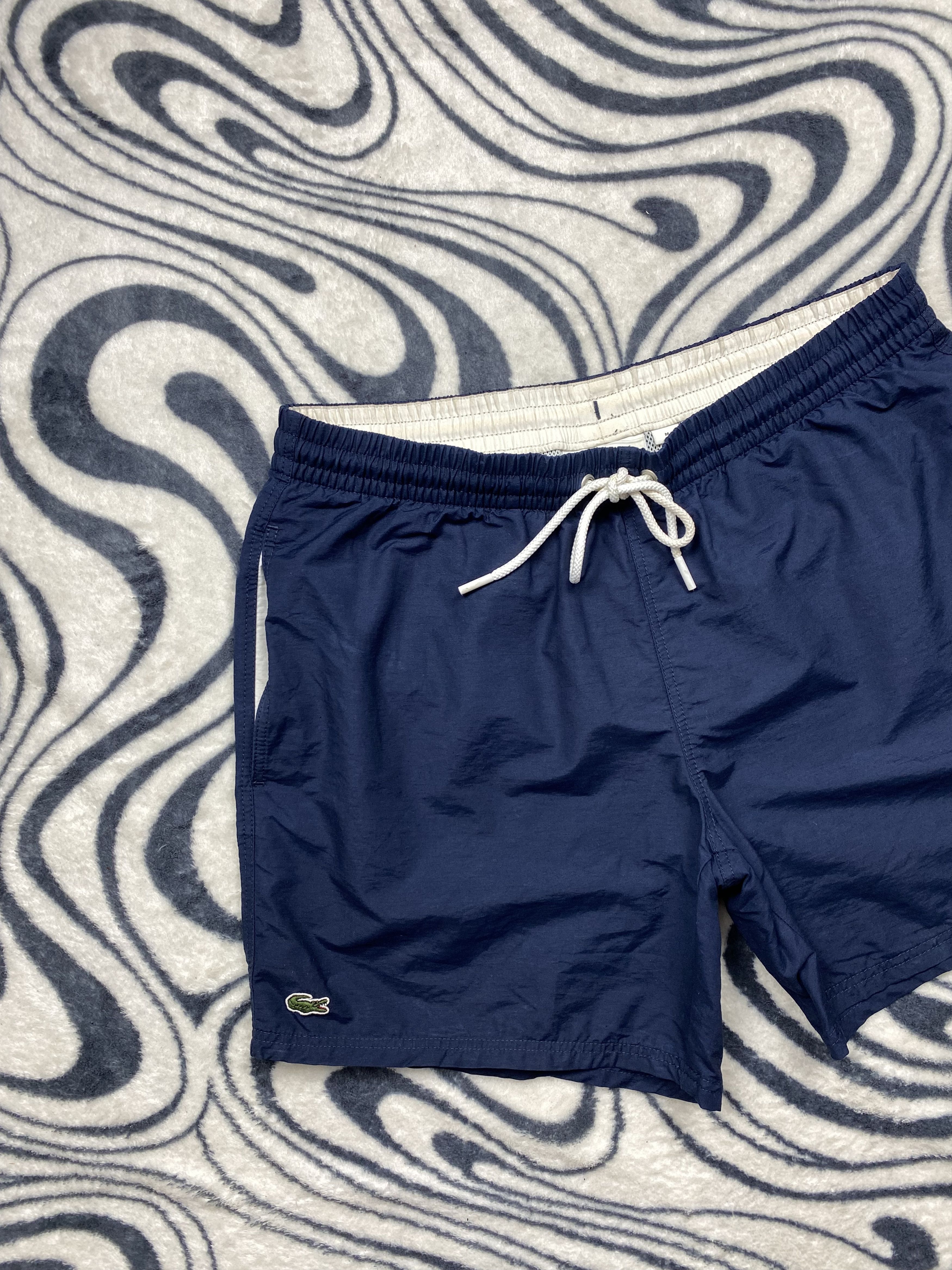 Lacoste × Vintage Lacoste Vintage Mens Nylon Shorts Y2K Size US 32 / EU 48 - 2 Thumbnail