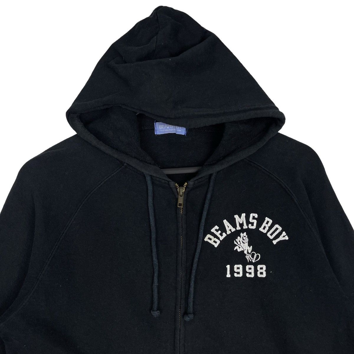Vintage Vintage Beams Boy Full Zip Hoodie Size S Size US S / EU 44-46 / 1 - 4 Thumbnail