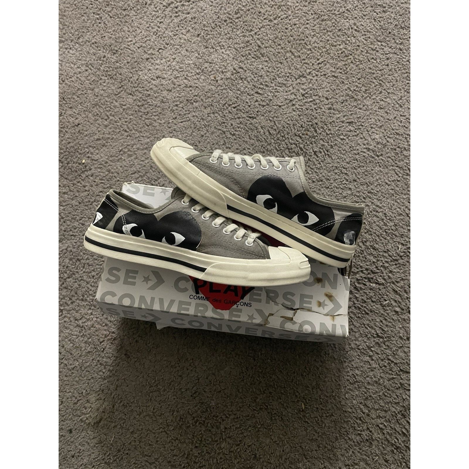Converse Size 8-Converse Jack Purcell Comme des Garcons Grey 171259C Size US 8 / EU 41 - 3 Thumbnail